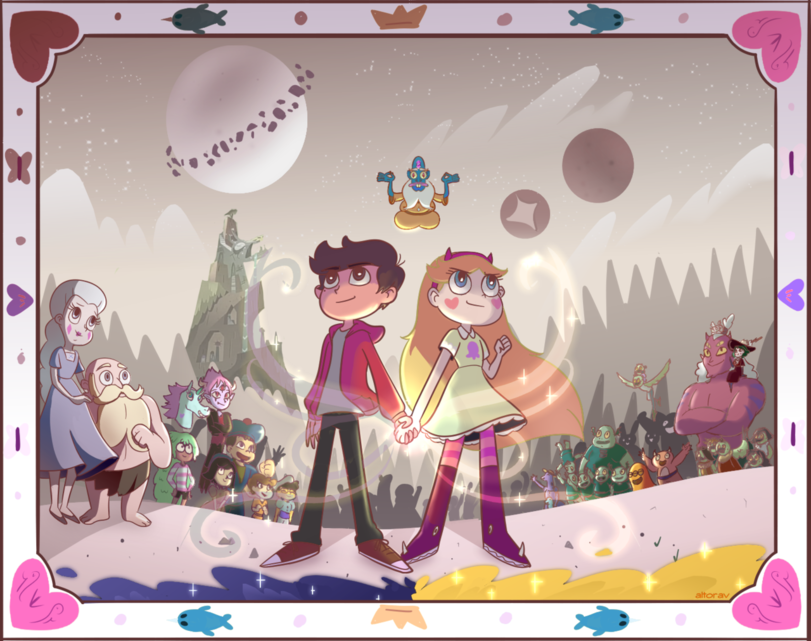 Star vs the forces of evil.Art (canvas) - Star vs Forces of Evil, Cartoons, Art, Star butterfly, Marco diaz