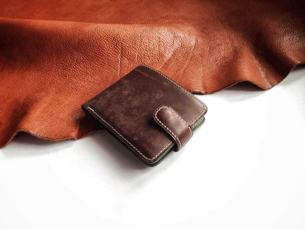 DIY classic leather wallet - My, Longpost, Leather products, Handmade, Needlework with process, Wallet