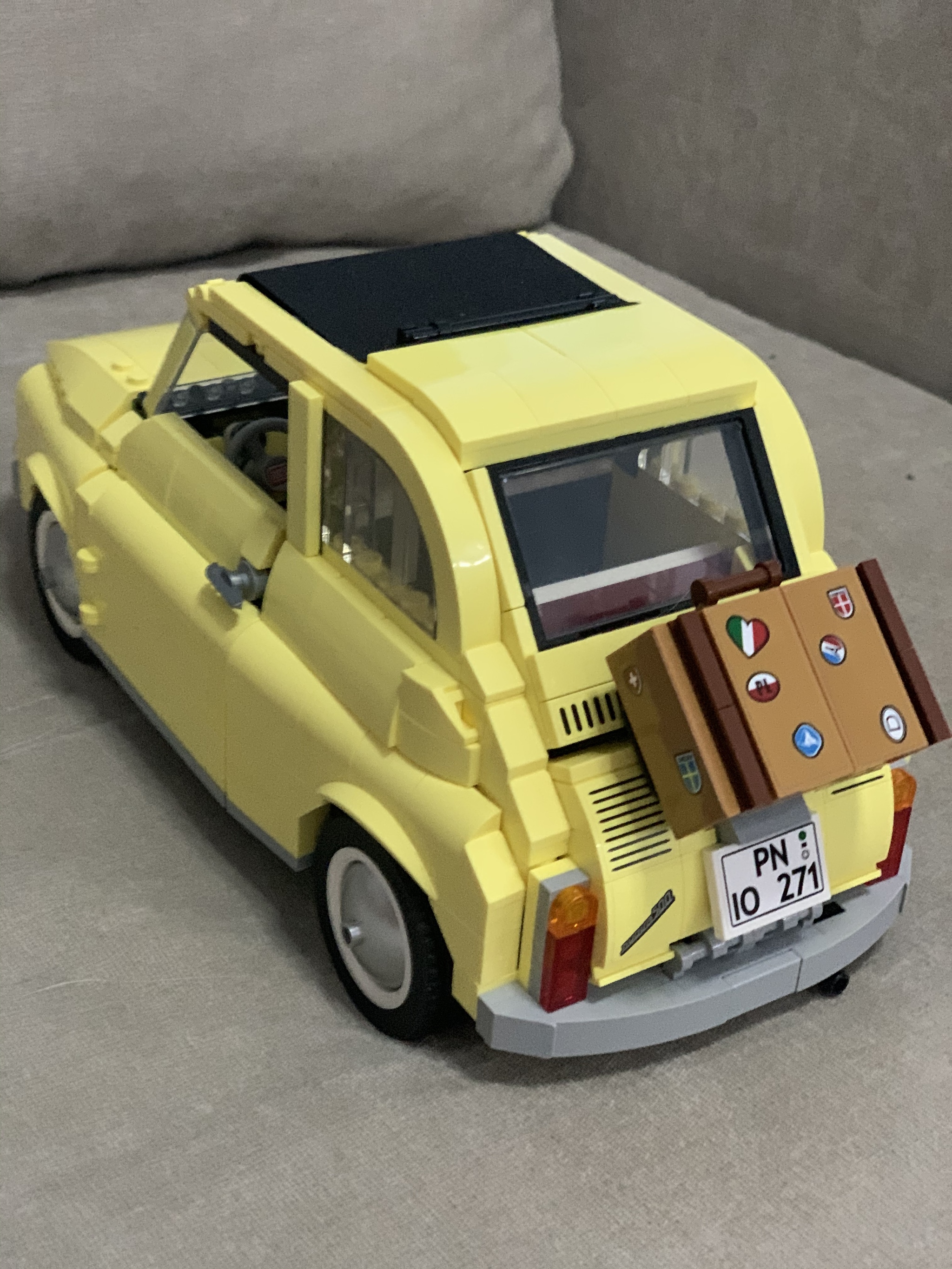 Lego Fiat 500 - My, Fiat, Quarantine, Longpost, Lego