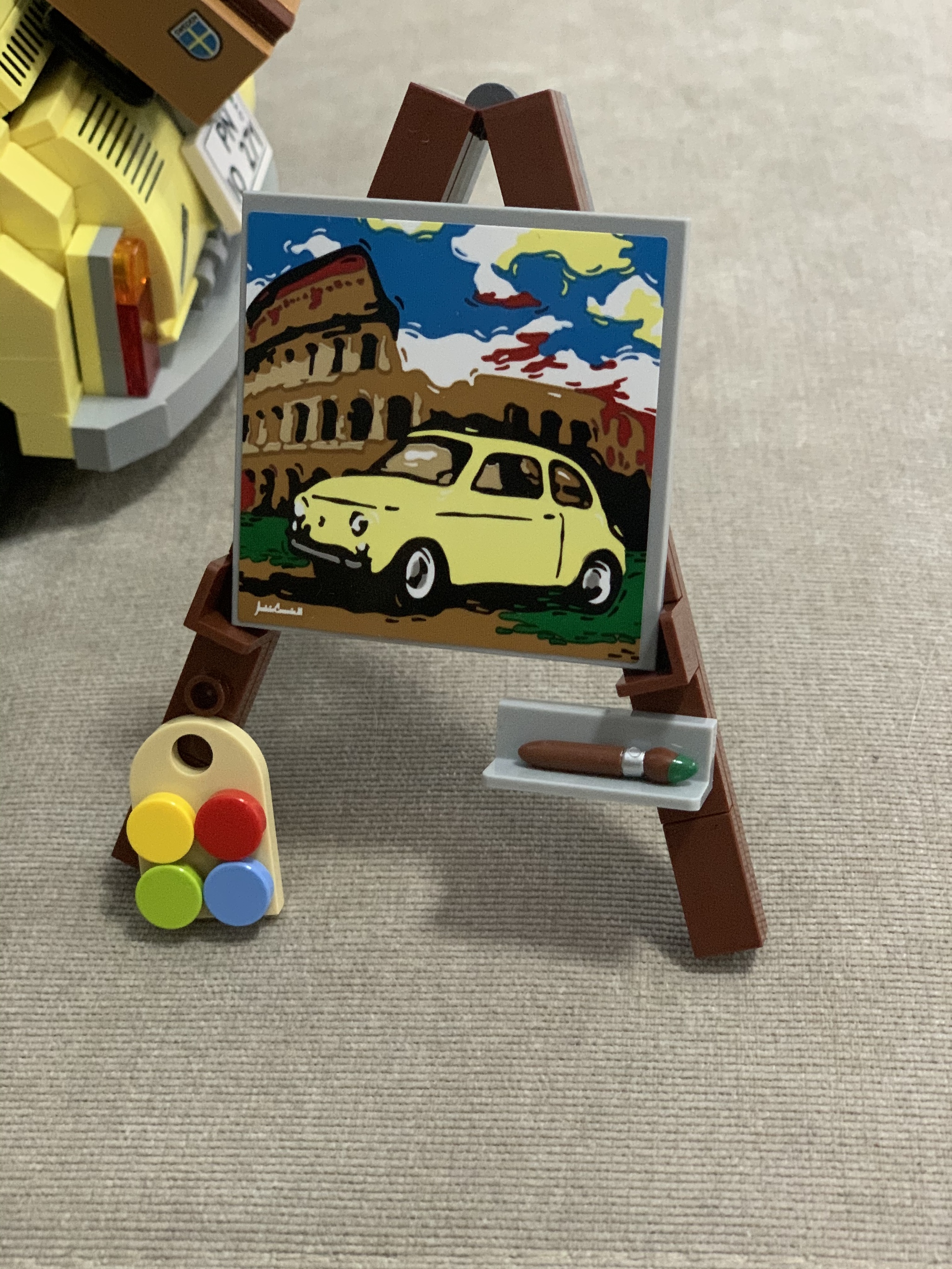 Lego Fiat 500 - My, Fiat, Quarantine, Longpost, Lego