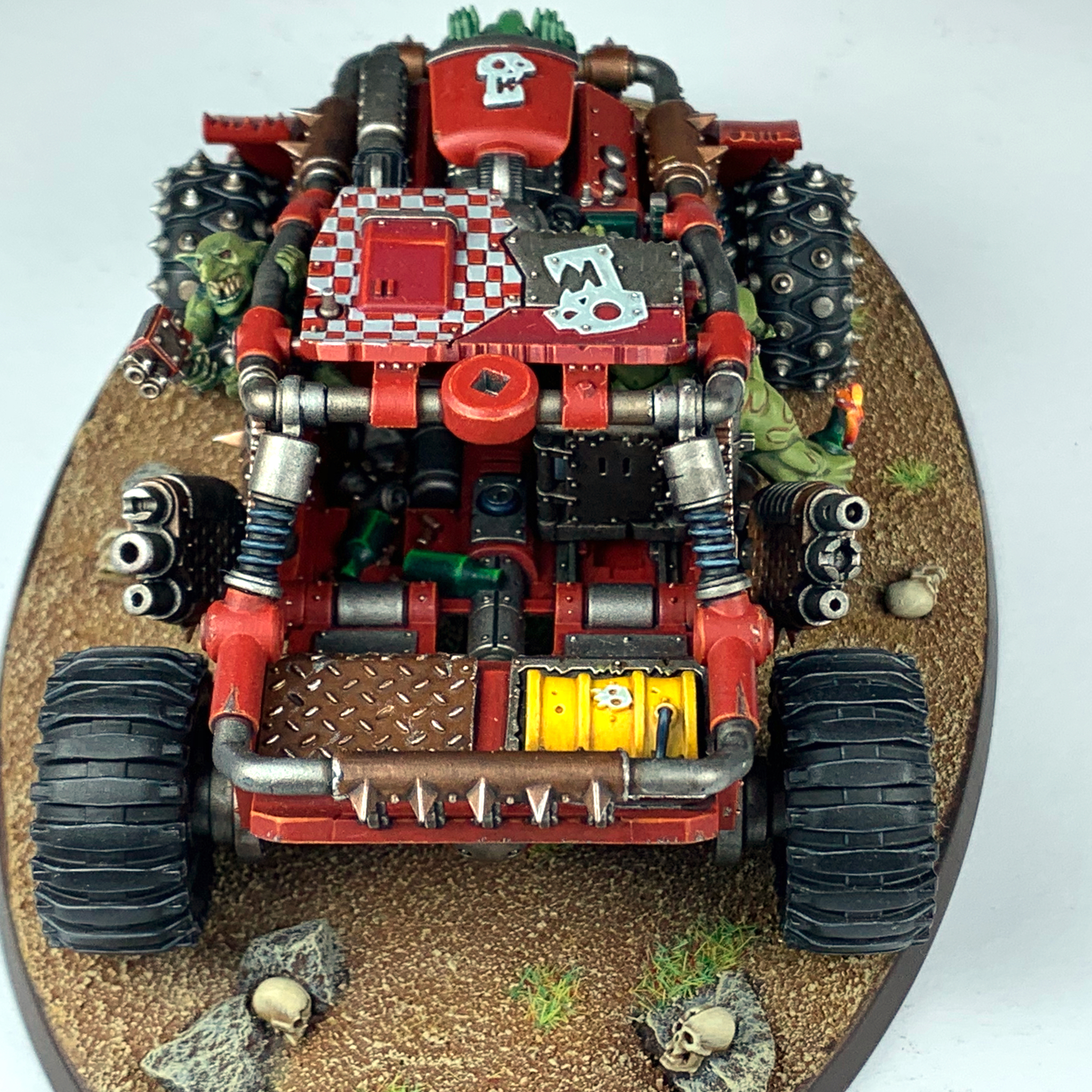 Хобби. Boomdakka Snazzwagon. Орочий Багги - Моё, Wh painting, Warhammer 40k, Warhammer, Орки, Покраска миниатюр, Хобби, Стендовый моделизм, Wh miniatures, Длиннопост