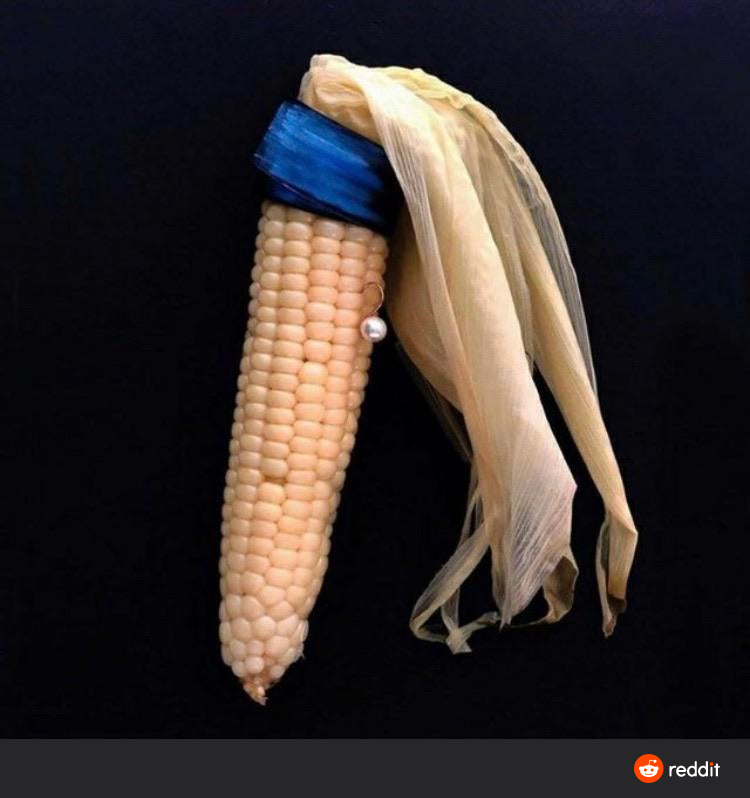 And even corn - Challenge, Reddit, Insulation, Girl with a pearl earring, Corn, Insulation