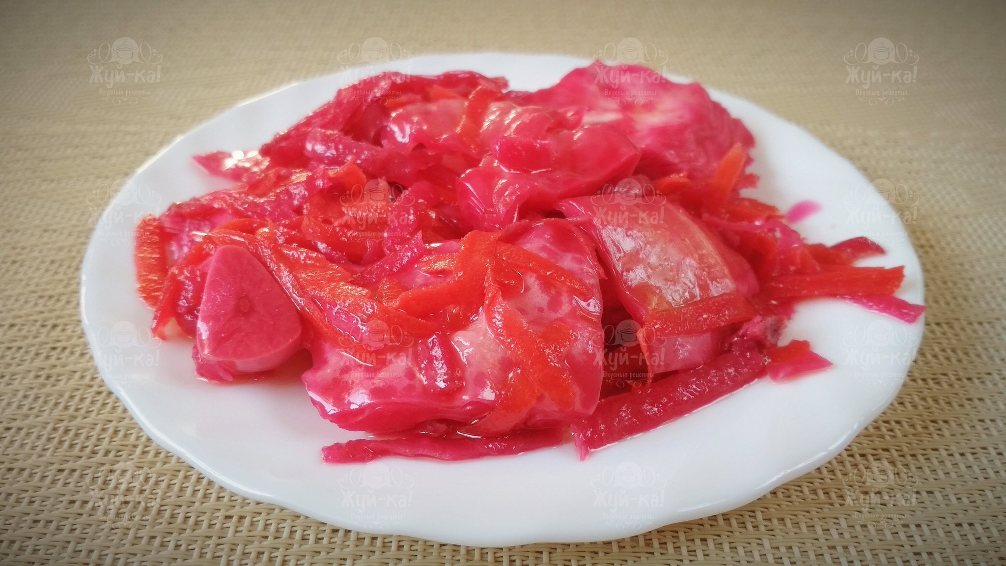 Pickled cabbage “The most delicious!” - My, Recipe, Chew-Ka!, Snack, Cabbage, Marinade, Yandex Zen, Zen, Longpost