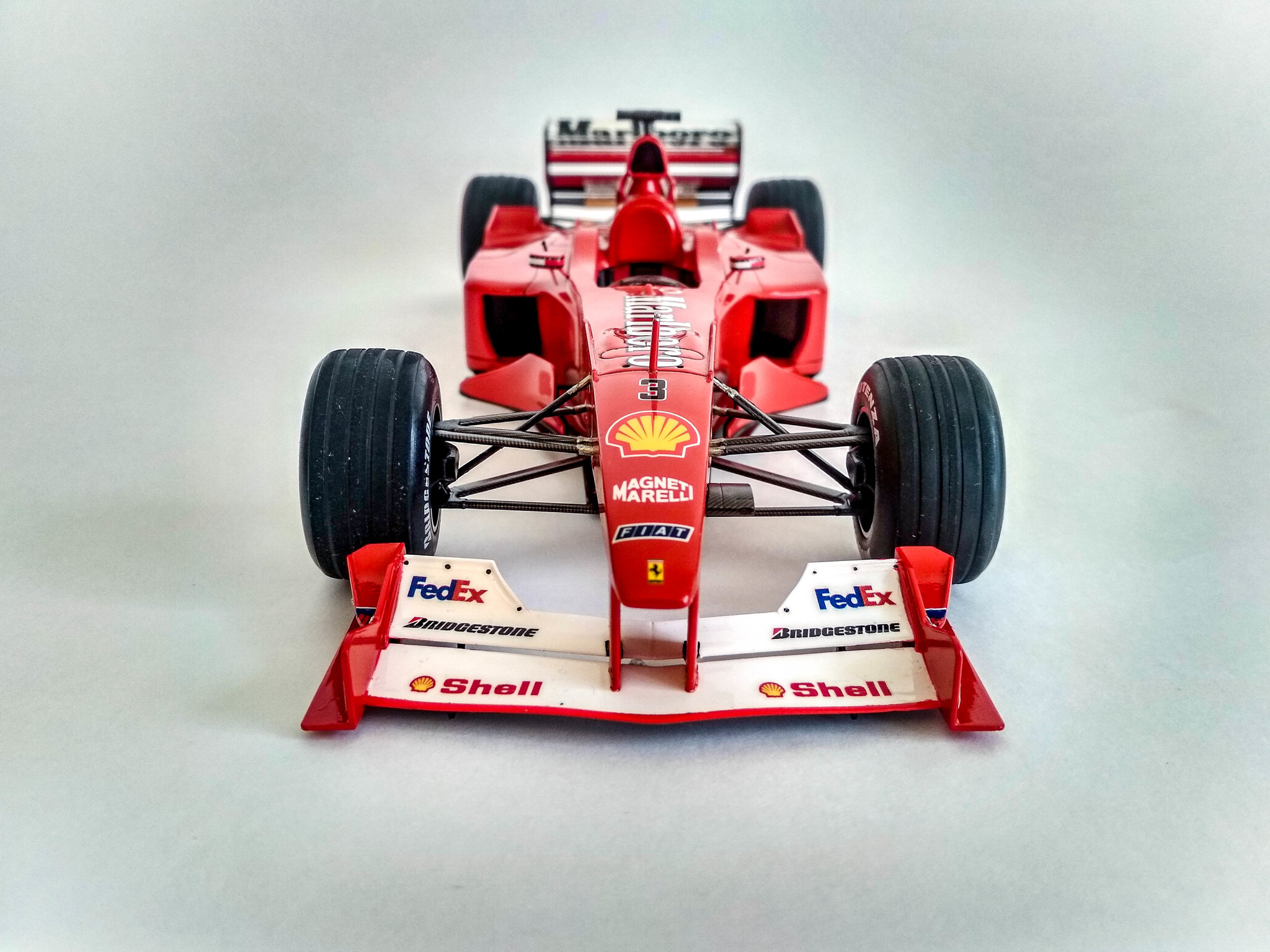 Ferrari F1-2000 in 1:20 scale - My, Ferrari, Tamiya, Michael Schumacher, Formula 1, Longpost