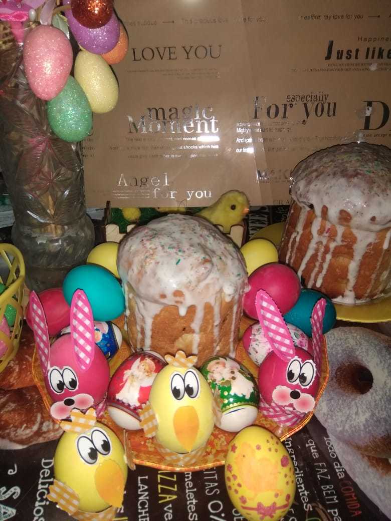 Happy Easter to everyone! - My, Easter, Kulich, Easter eggs