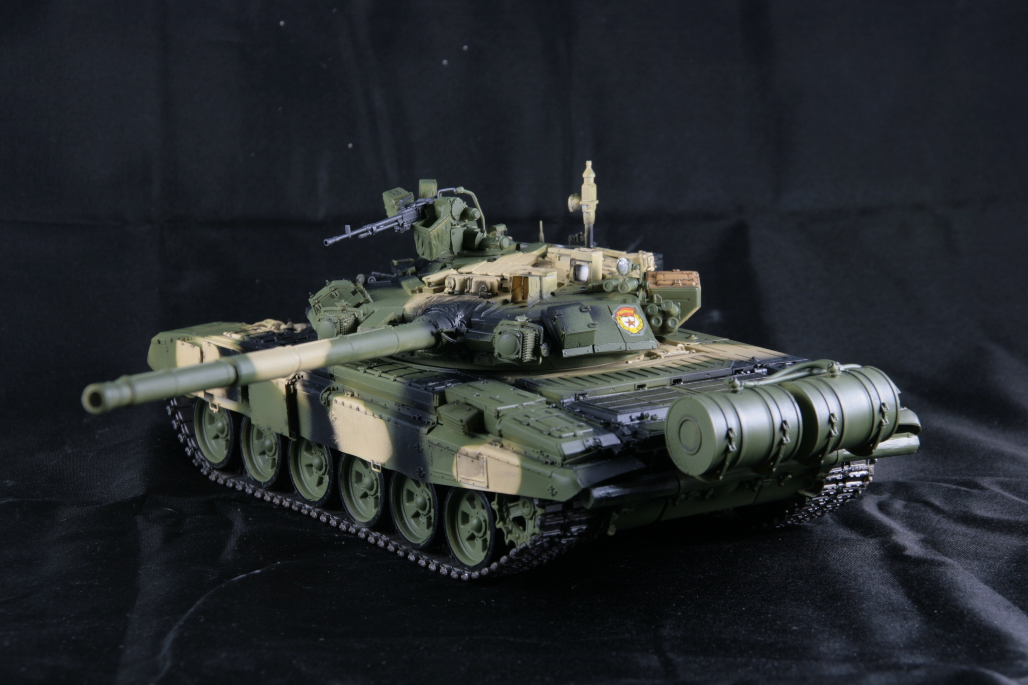 T-90A Vladimir (object 188A2) - My, Stand modeling, t-90, Tanks, Russian tank, Parade, Airbrush, Longpost