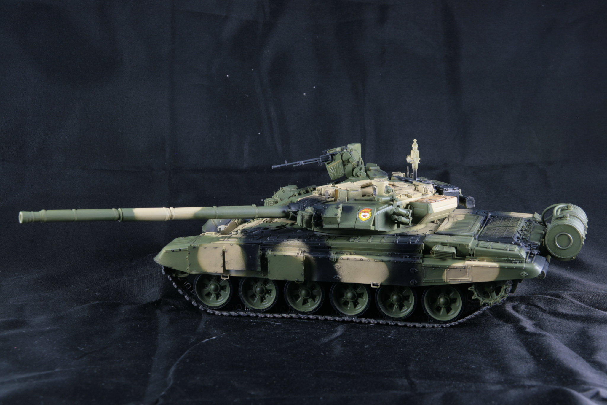 T-90A Vladimir (object 188A2) - My, Stand modeling, t-90, Tanks, Russian tank, Parade, Airbrush, Longpost