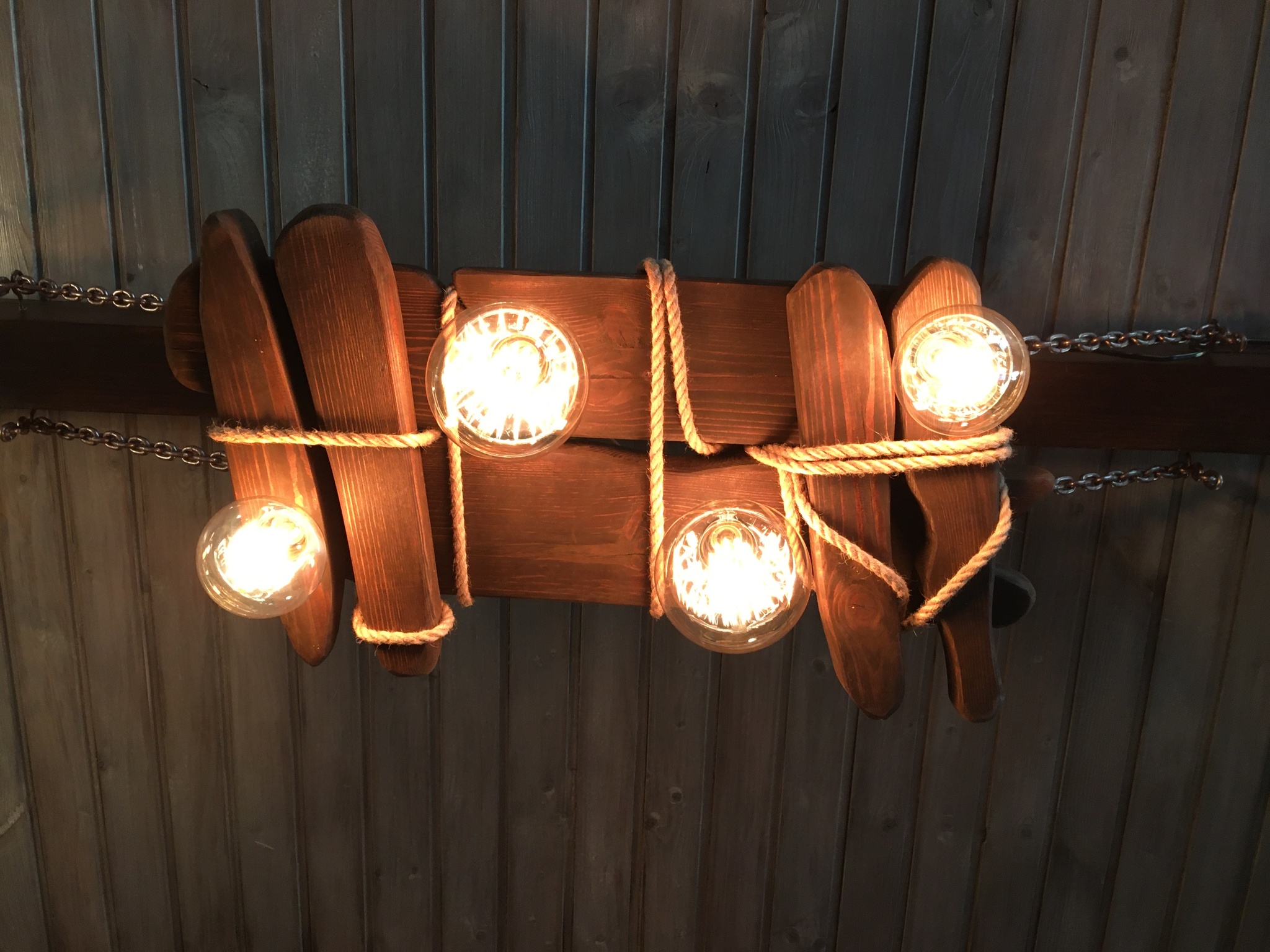 DIY wooden chandelier or what to do when you're bored at home - My, Crafts, Wood products, With your own hands, Longpost, Needlework with process