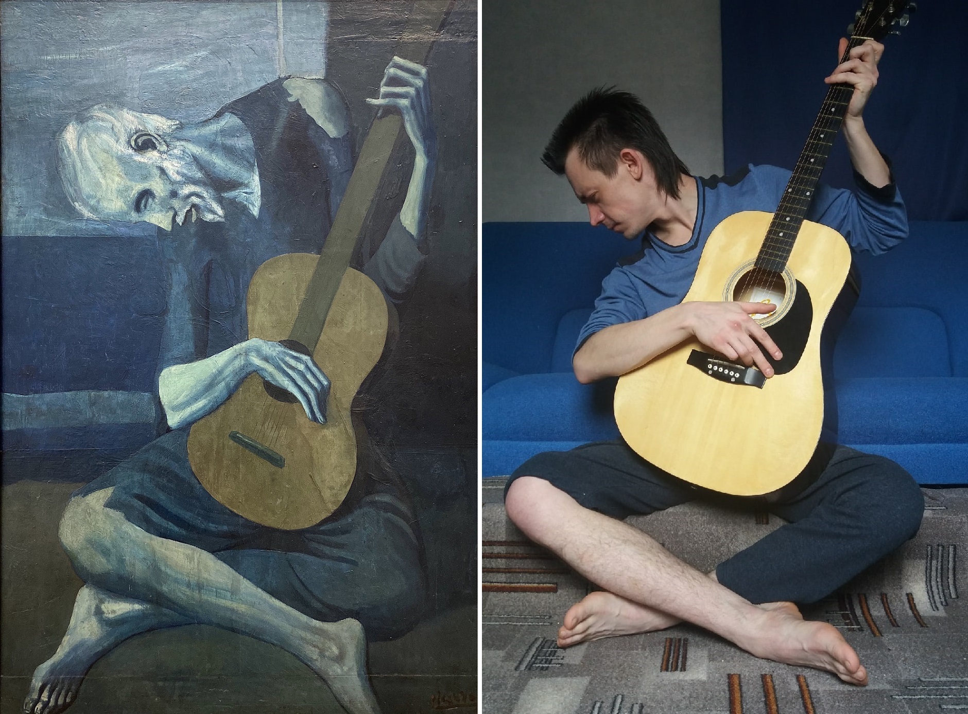 IsoIsolation. Pablo Picasso. Old guitarist - My, Insulation, Picasso, Guitar, Longpost