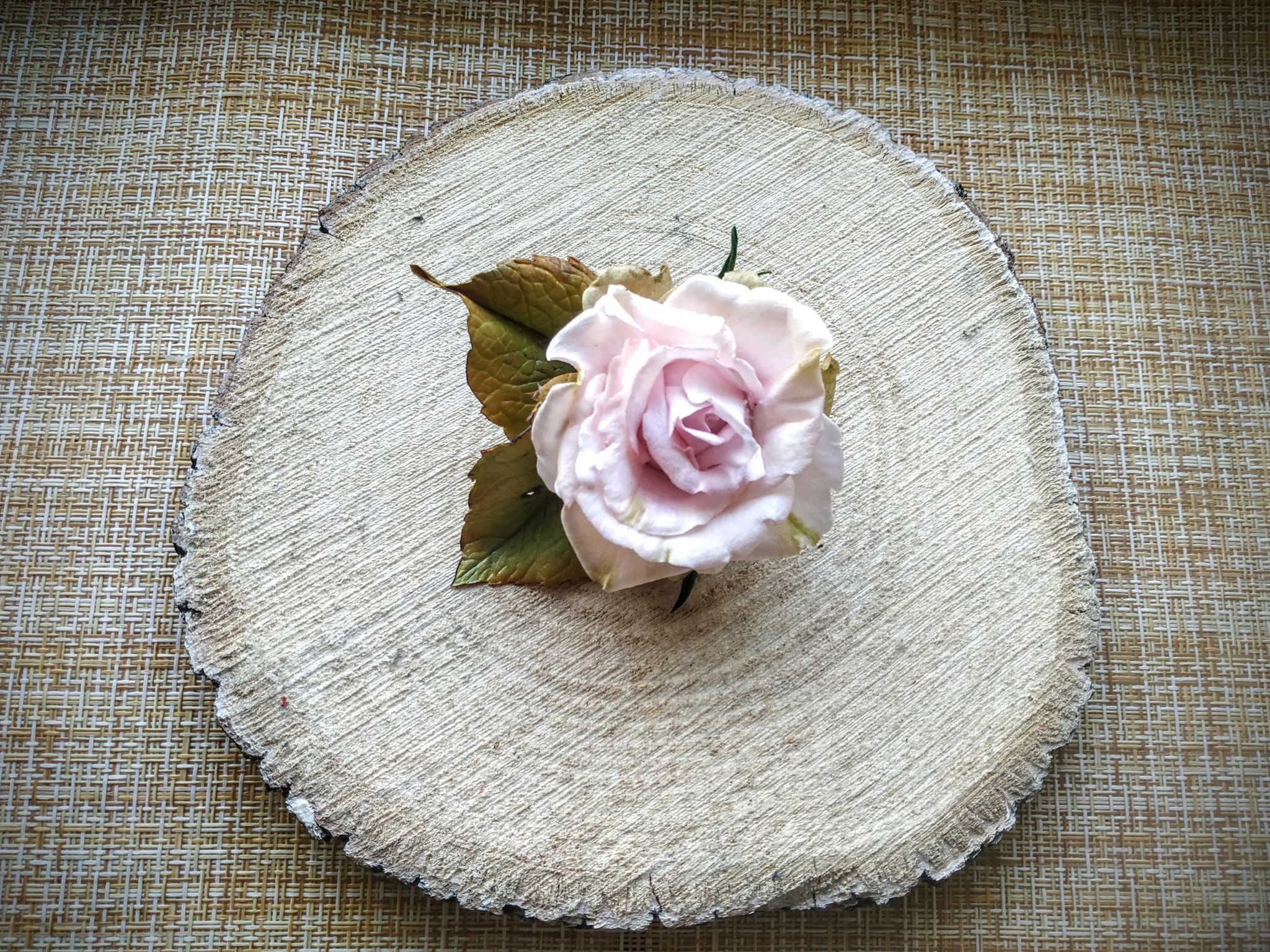 Rose brooch with process - My, Brooch, Flowers, Needlework with process, Handmade, the Rose, Longpost