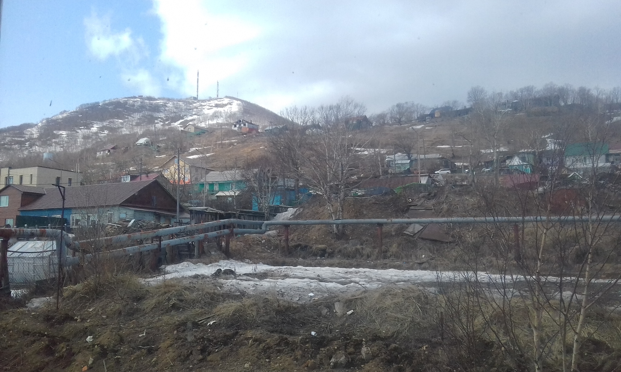 Kamchatka from a hotel window - My, Quarantine, Petropavlovsk-Kamchatsky, The mountains, Longpost