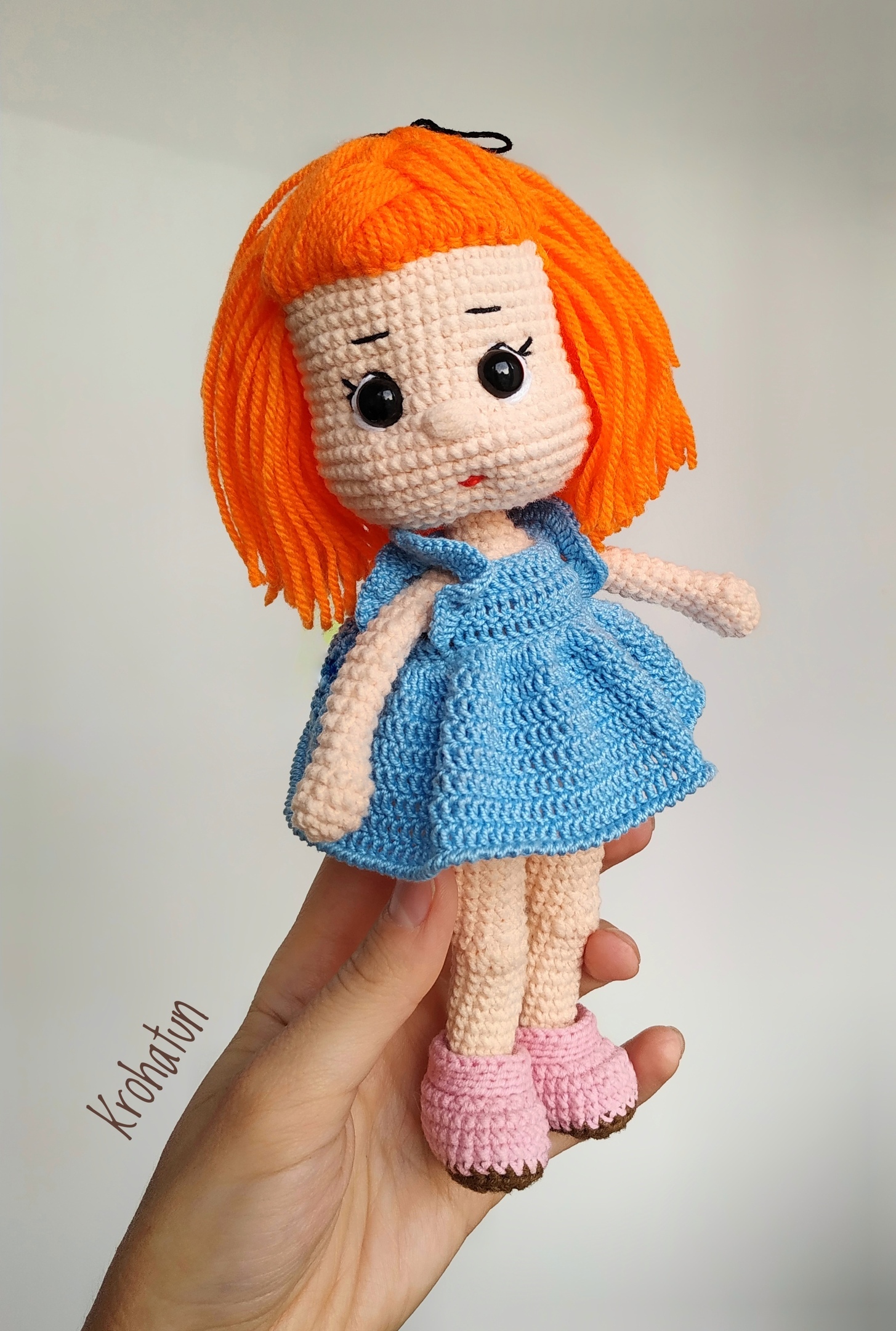 Knitted dolls - My, Amigurumi, Krohatun, Knitted toys, Author's toy, Longpost, Needlework without process