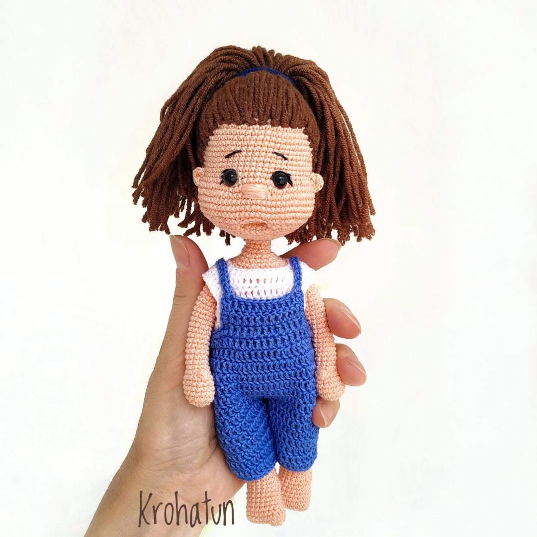 Knitted dolls - My, Amigurumi, Krohatun, Knitted toys, Author's toy, Longpost, Needlework without process