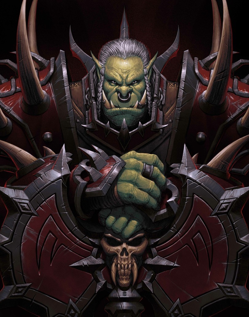 Varok Saurfang. Author: Blake Davis - Warcraft, Blizzard, Game art, Art, Creation, Varok Saurfang