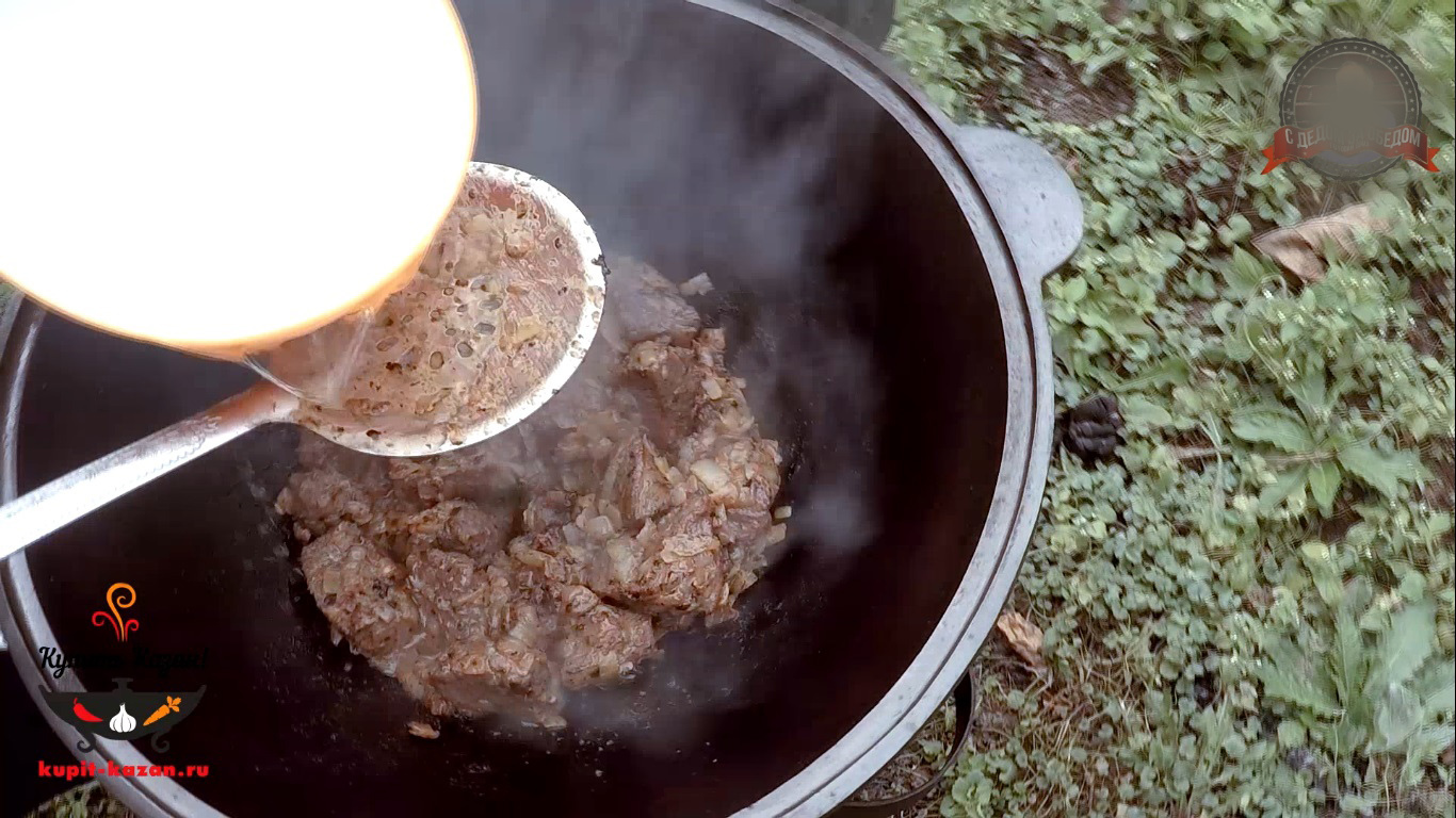 Бозбаш с мясом в казане. Наваристый Суп с говядиной и овощами | Пикабу