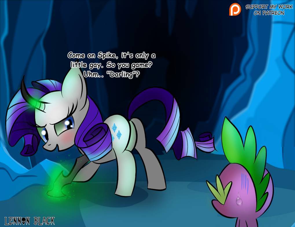 Only A Little Fun - My Little Pony, Rarity, Thorax, Spike, MLP Edge