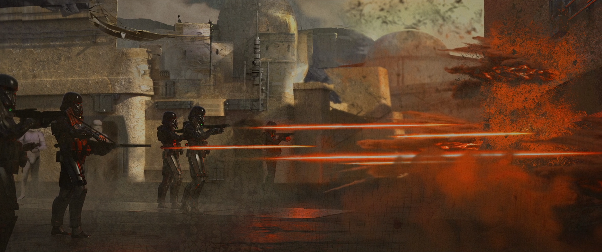 All screenshots of the art from the first season of The Mandalorian - Mandalorian, Screenshot, Art, Longpost