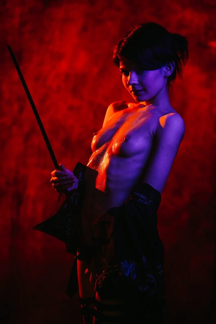 Erotica with katana - NSFW, My, Erotic, Sex, Katana, Longpost