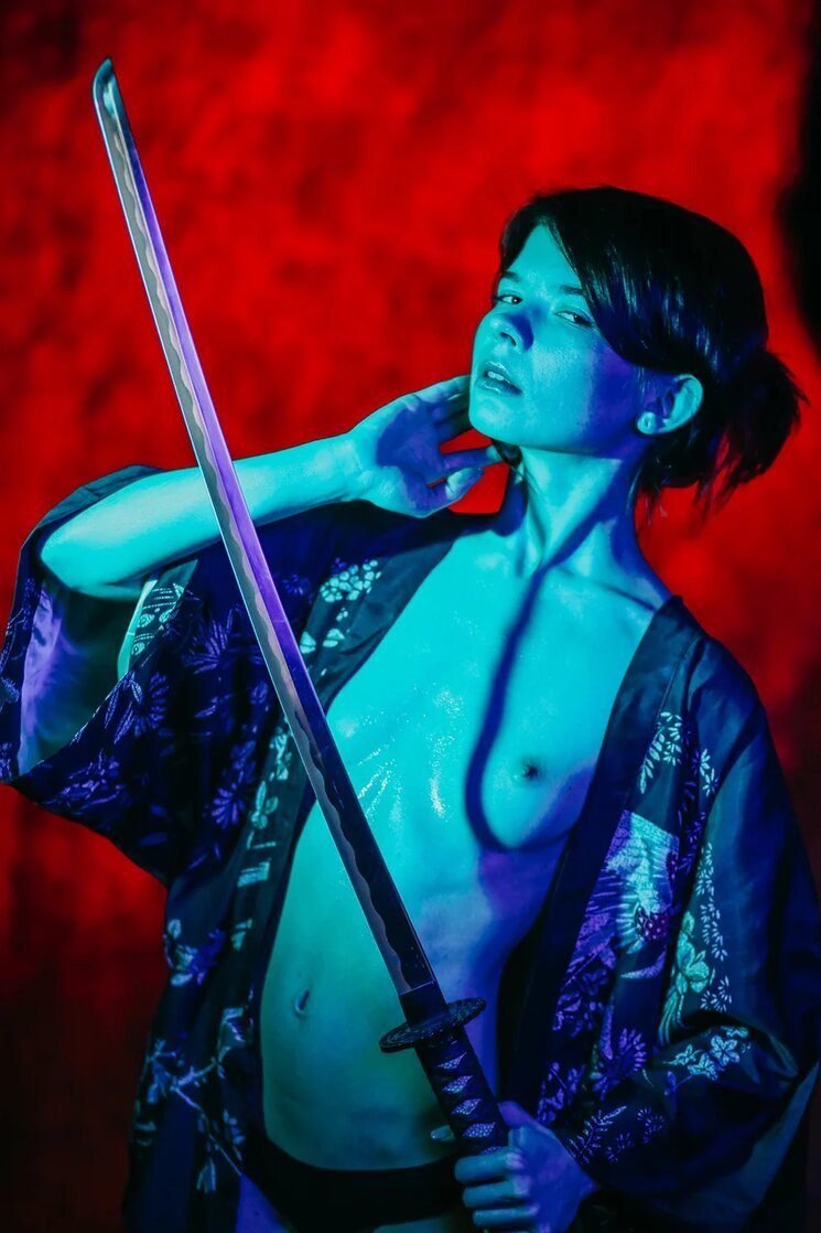 Erotica with katana - NSFW, My, Erotic, Sex, Katana, Longpost