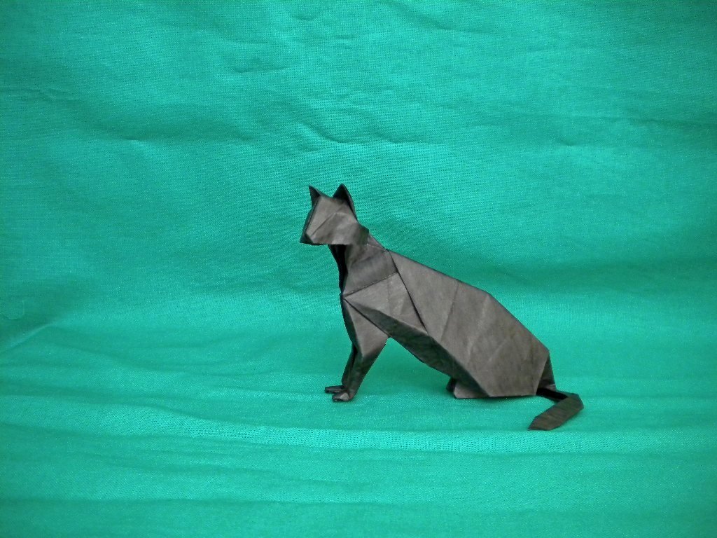 Origami cats 2017-2019 - My, Origami, Paper, cat, Longpost