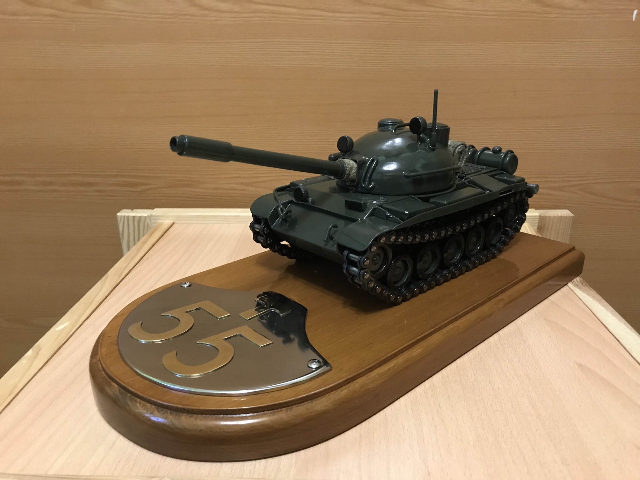 Tank T-55 Jubilee - My, Needlework without process, Soldering, T-55, Longpost, Lighter, Ashtray, Video, Gas lighter