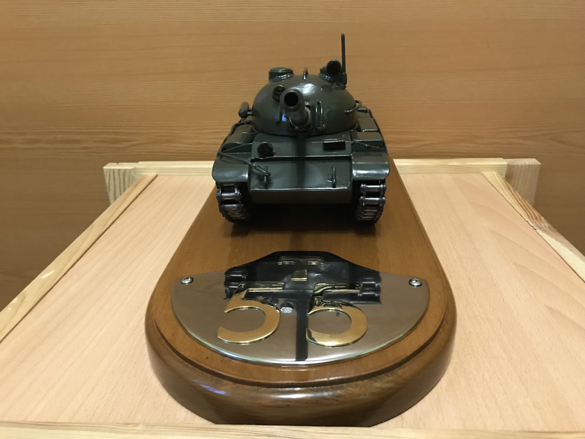 Tank T-55 Jubilee - My, Needlework without process, Soldering, T-55, Longpost, Lighter, Ashtray, Video, Gas lighter