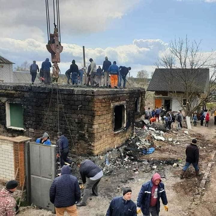 In the Kharkov region, in the city of Merefa, a house was built in 6 days - Kindness, Kharkiv Oblast, Таймлапс, Home construction, Video, Longpost