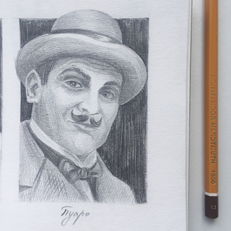 6 characters - My, Portrait, Art, Drawing, Pencil drawing, Longpost, Sixfanarts, Mafia 2, Vito Scaletta, Alice in Wonderland, White Queen, Marvel, Nebula, The hobbit, Bilbo Baggins, Hercule Poirot, Witcher, Geralt of Rivia