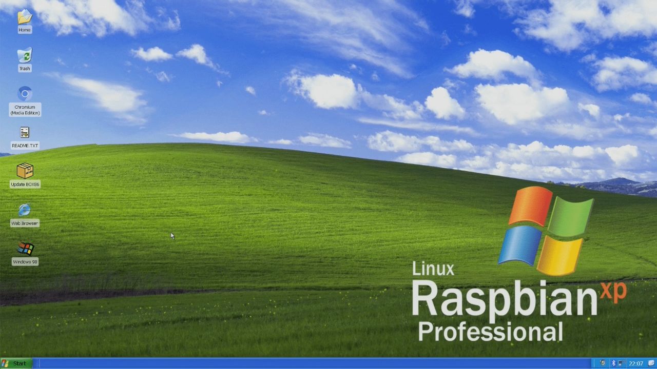 Pi Lab выпустили ОС Linux Raspbian XP Professional для работы на Raspberry  Pi 4. Выглядит она точь-в-точь как Windows XP | Пикабу