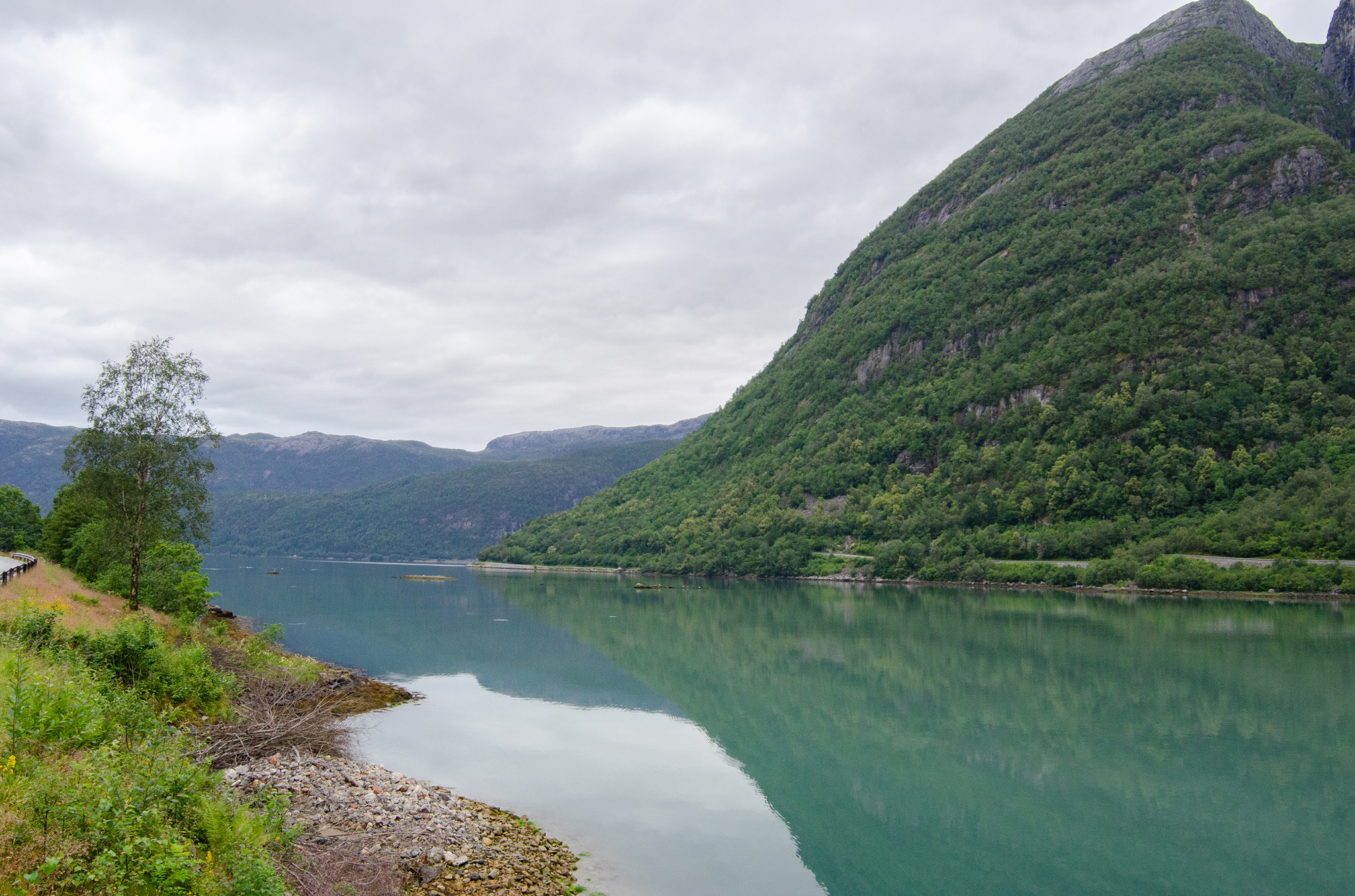 Trip from St. Petersburg to Norway, summer 2019 part 9 - My, Norway, Fjords, Troll Tongue Rock, Travels, Road trip, Bridge, Waterfall, Mat, Longpost