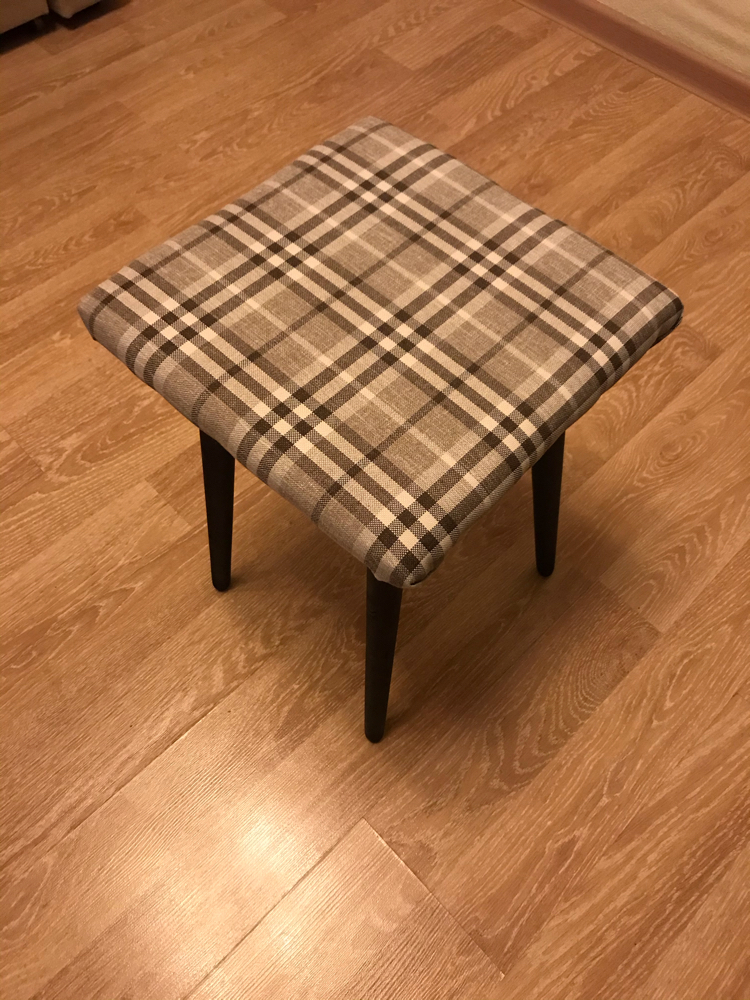 Restoration of a Soviet stool - My, Stool, Restoration, With your own hands, Longpost, Needlework with process