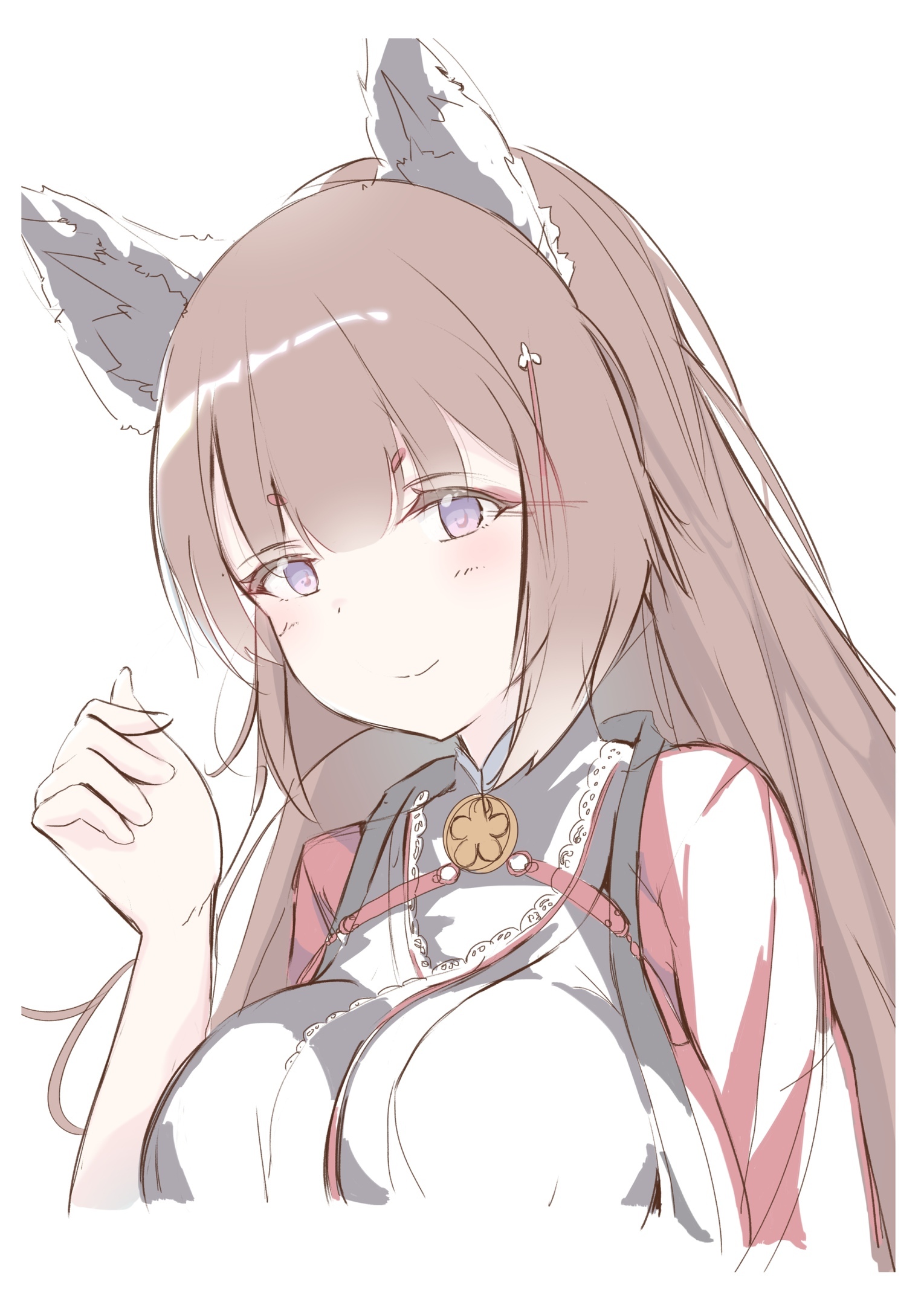 Amagi - Anime, Anime art, Art, Azur lane, Amagi, Animal ears