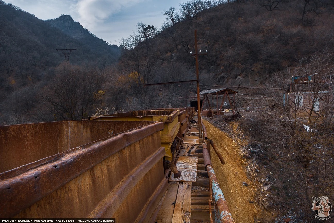 The Forgotten Railroad How I looked for an abandoned bridge with trolleys using a photo from the network - My, Abandoned, Armenia, Travels, Urbex Armenia, Longpost