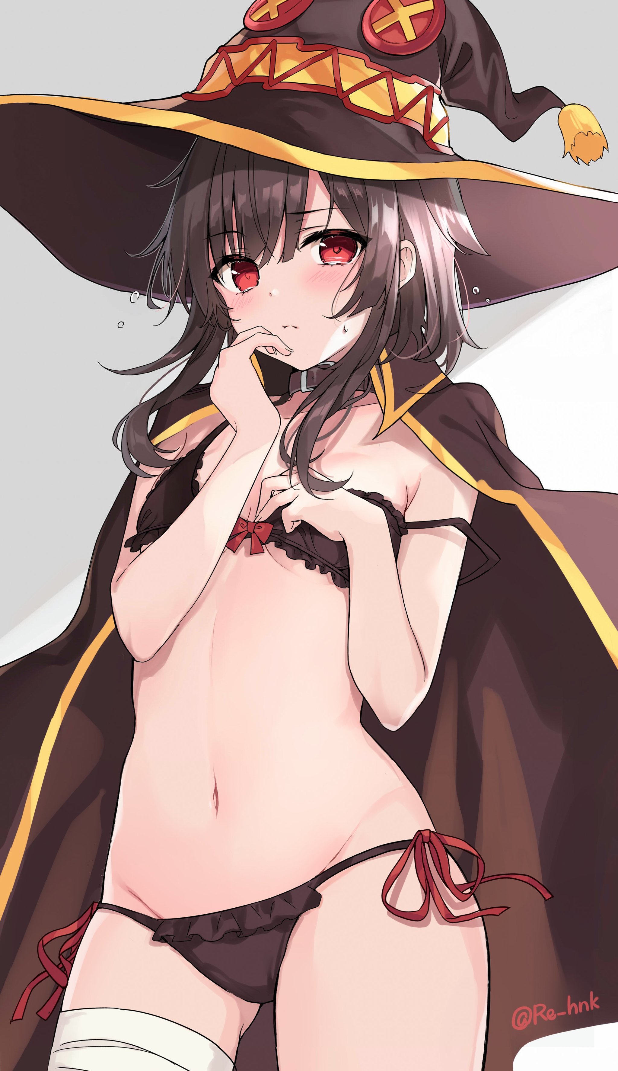 Megumin - NSFW, Megumin, Konosuba, Anime Art, Аниме, Нижнее белье, Панцу