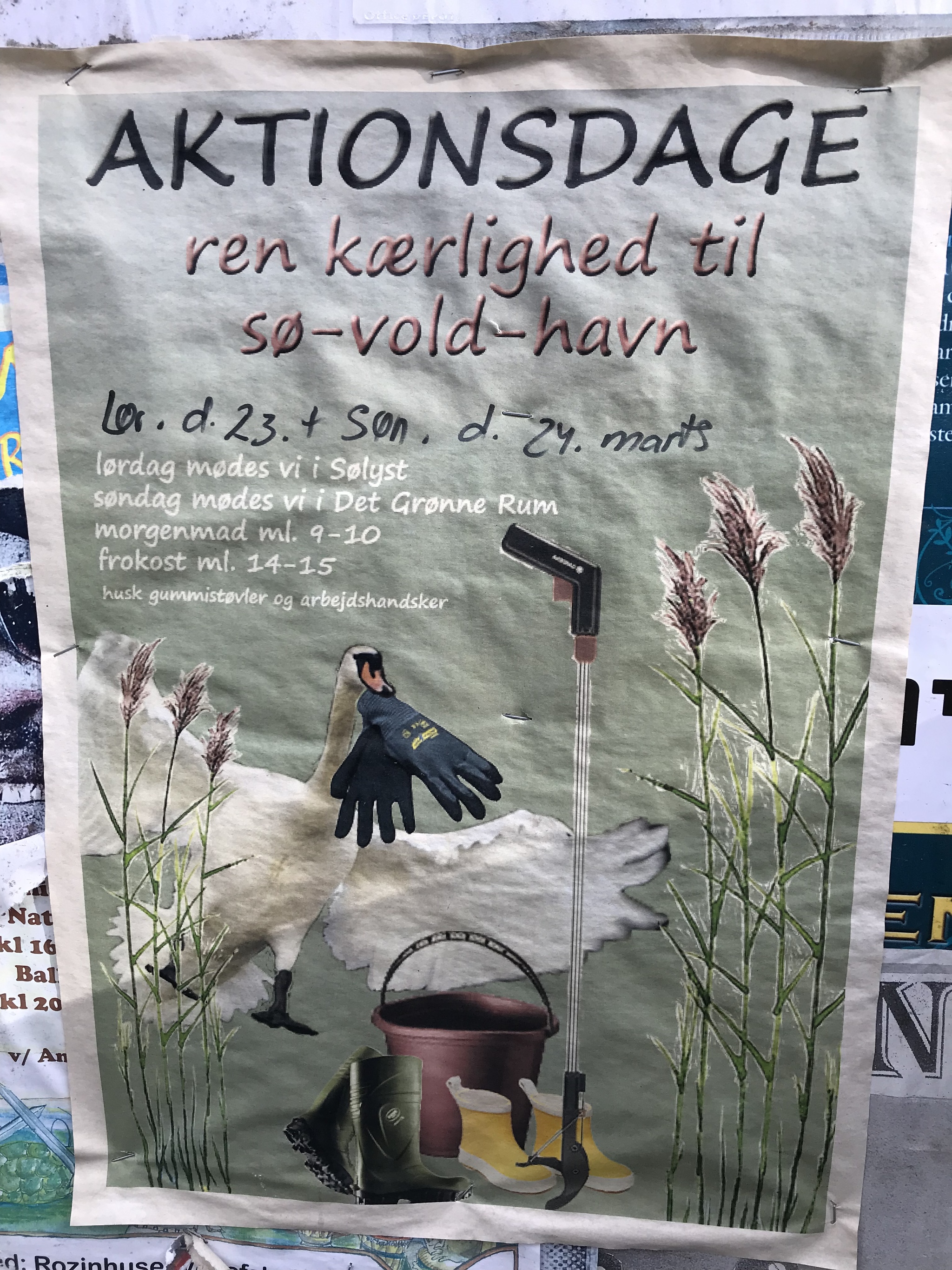 Street posters from Copenhagen - My, Poster, Copenhagen, Longpost