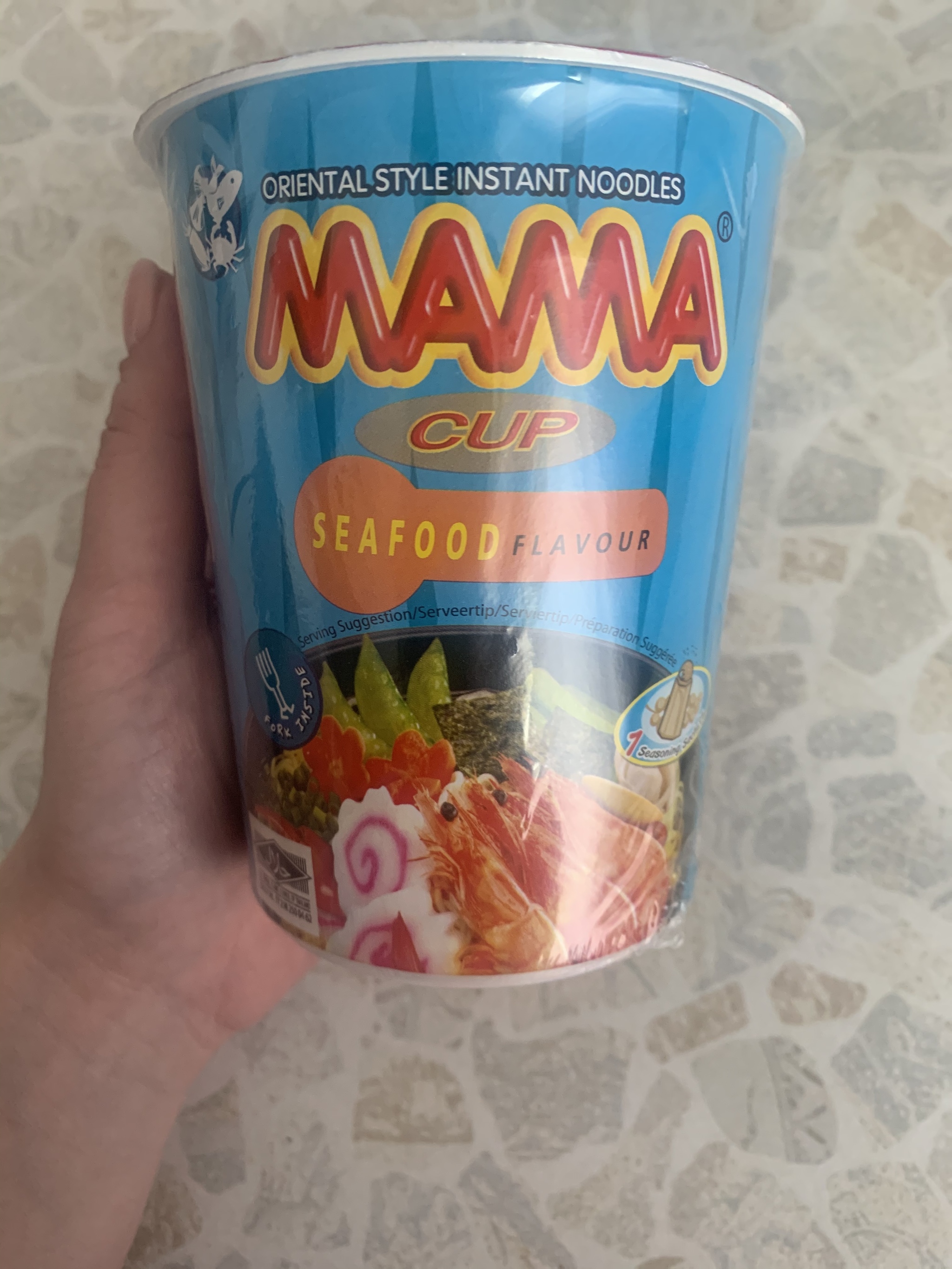 Разочарование от доброго друга или MAMA CUP SEAFOOD - Моё, Доширакология, Рецепт, Длиннопост