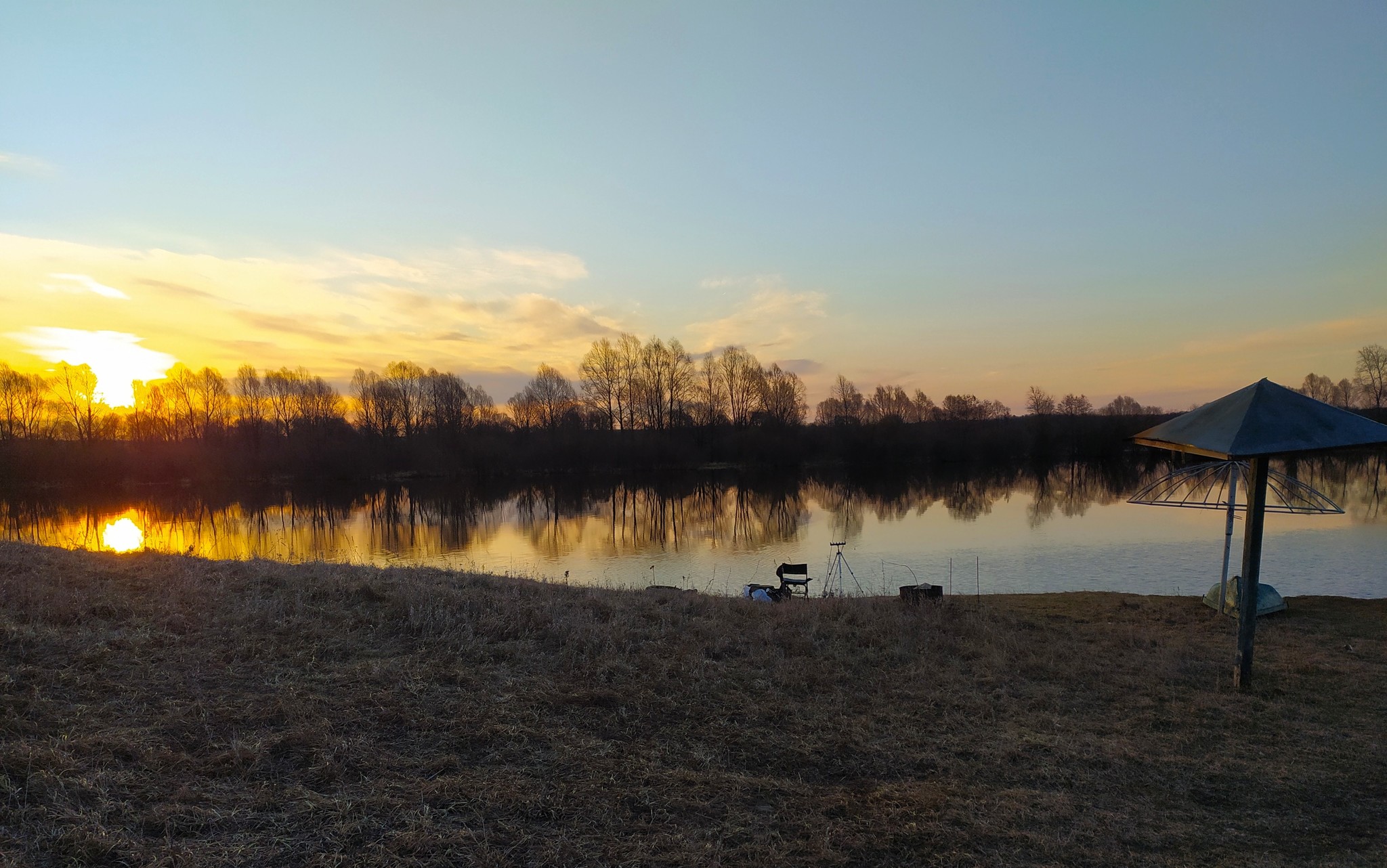 Dawn fishing - My, dawn, The photo, Fishing, Fly, Mari El