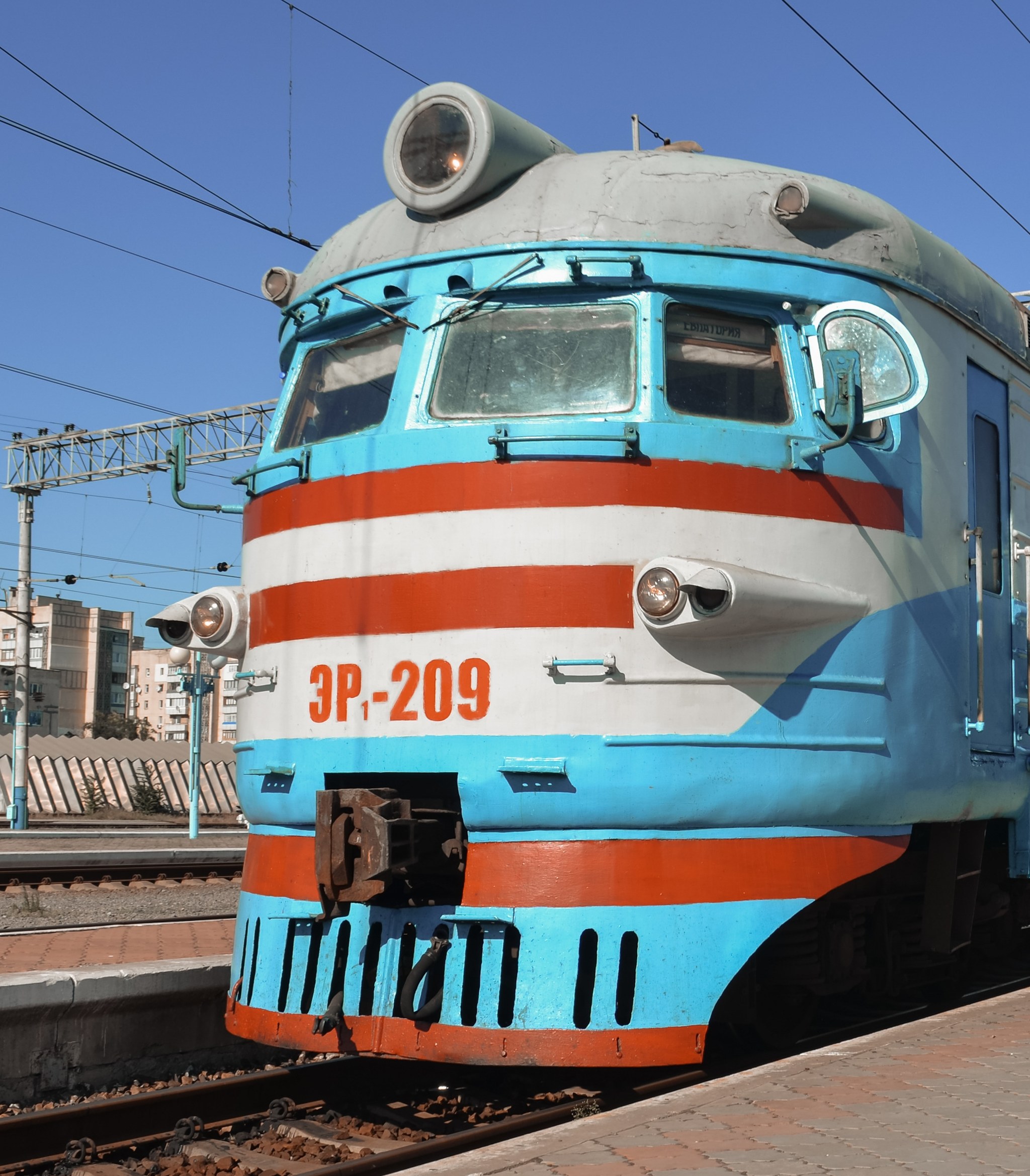 Rarity from the Crimean Nature Reserve, 2015 - My, Crimea, Evpatoria, Train, A train