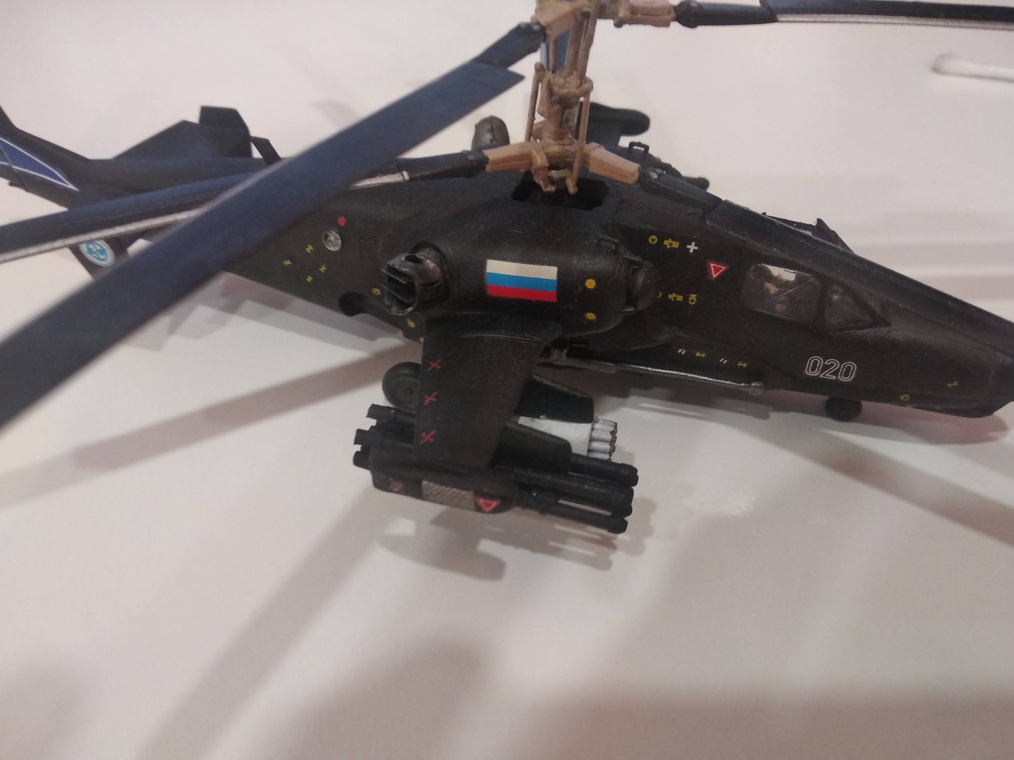 KA-50 ARMY ATTACK HELICOPTER from the star - My, Helicopter, Prefabricated model, Star, Longpost, Aircraft modeling, Aviation, Scale model, Models, Stars