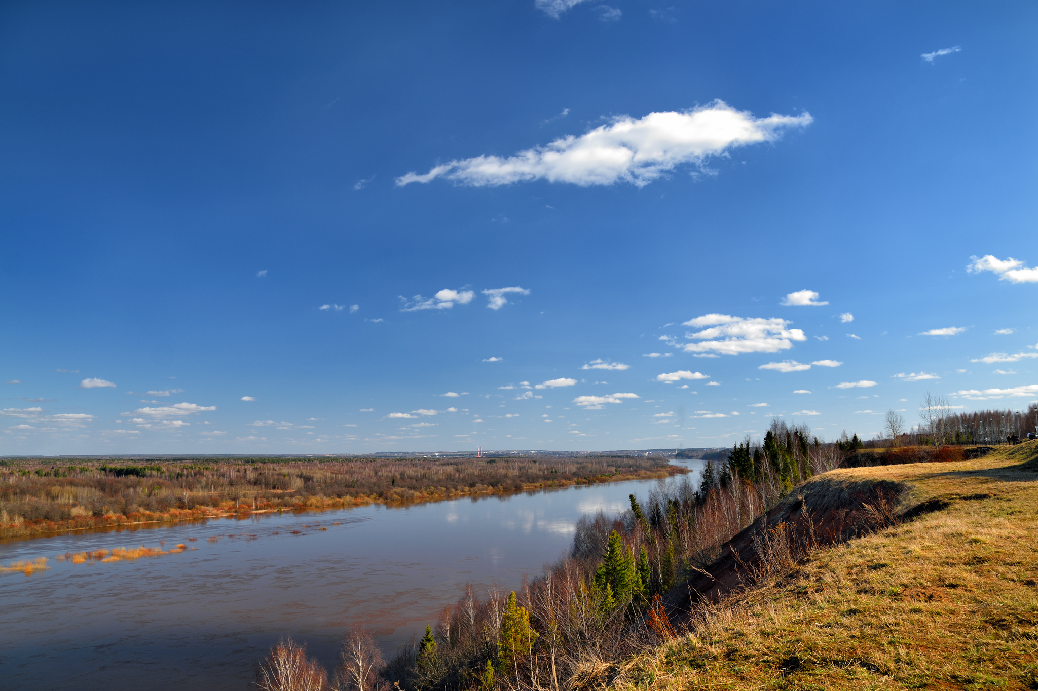 Spring clouds - My, Spring, Nikon d5300, Tamron, Vyatka River, sunny Beach