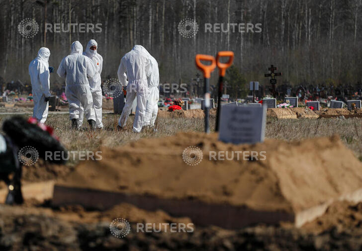 How people are buried from COVID-19 - Coronavirus, Saint Petersburg, Virus, Longpost, Funeral, Negative