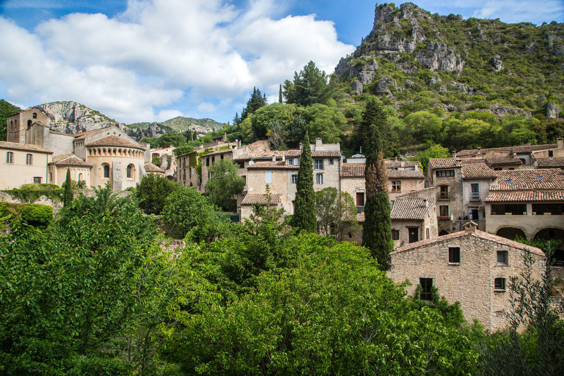 The village of Saint-Guilhem-le-Desert in the French Alps - My, France, Village, A small village, Alps, The mountains, Longpost