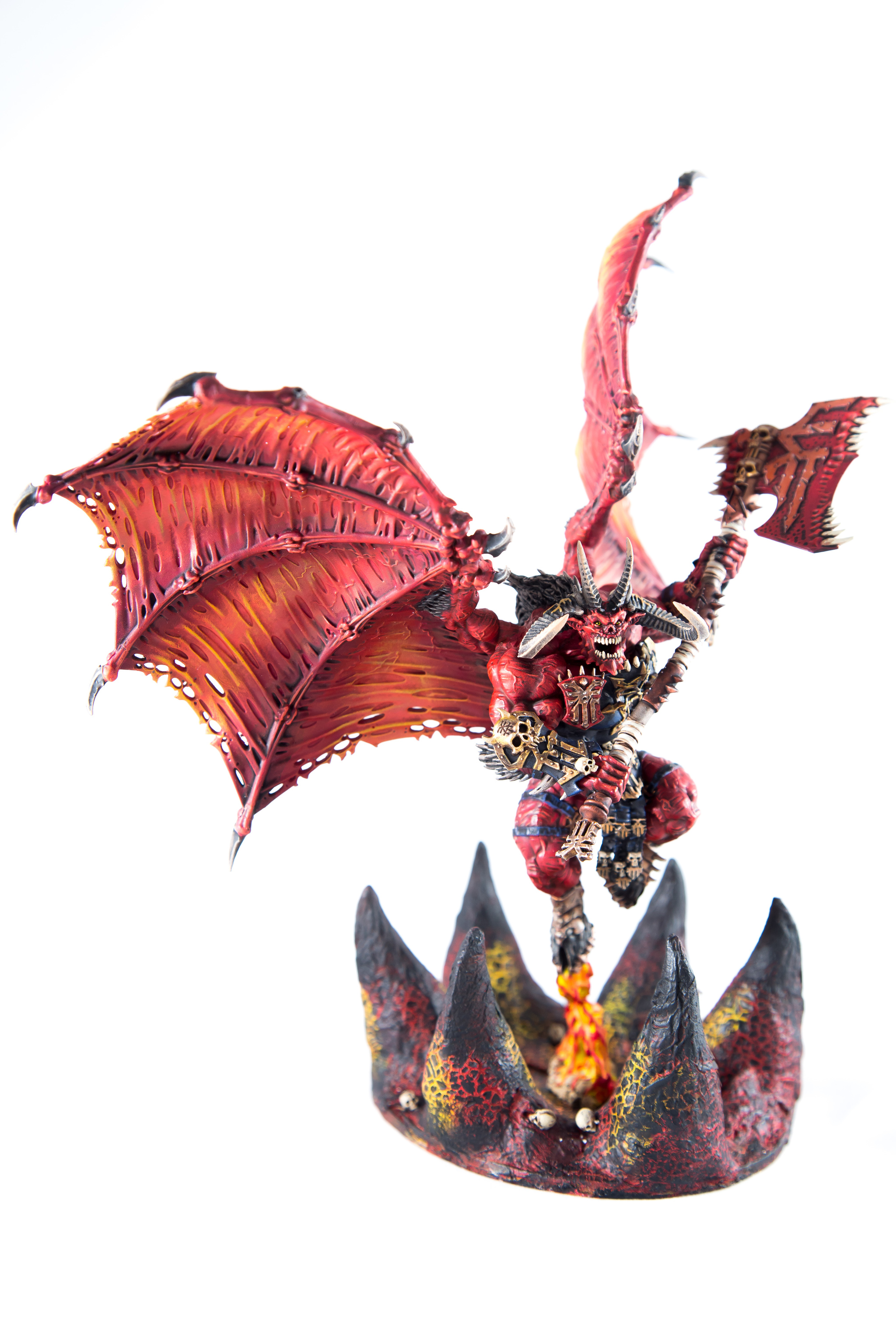 Bloodthirster - My, Warhammer: age of sigmar, Warhammer, Khorne, Blood, Demon, Painting miniatures, Longpost