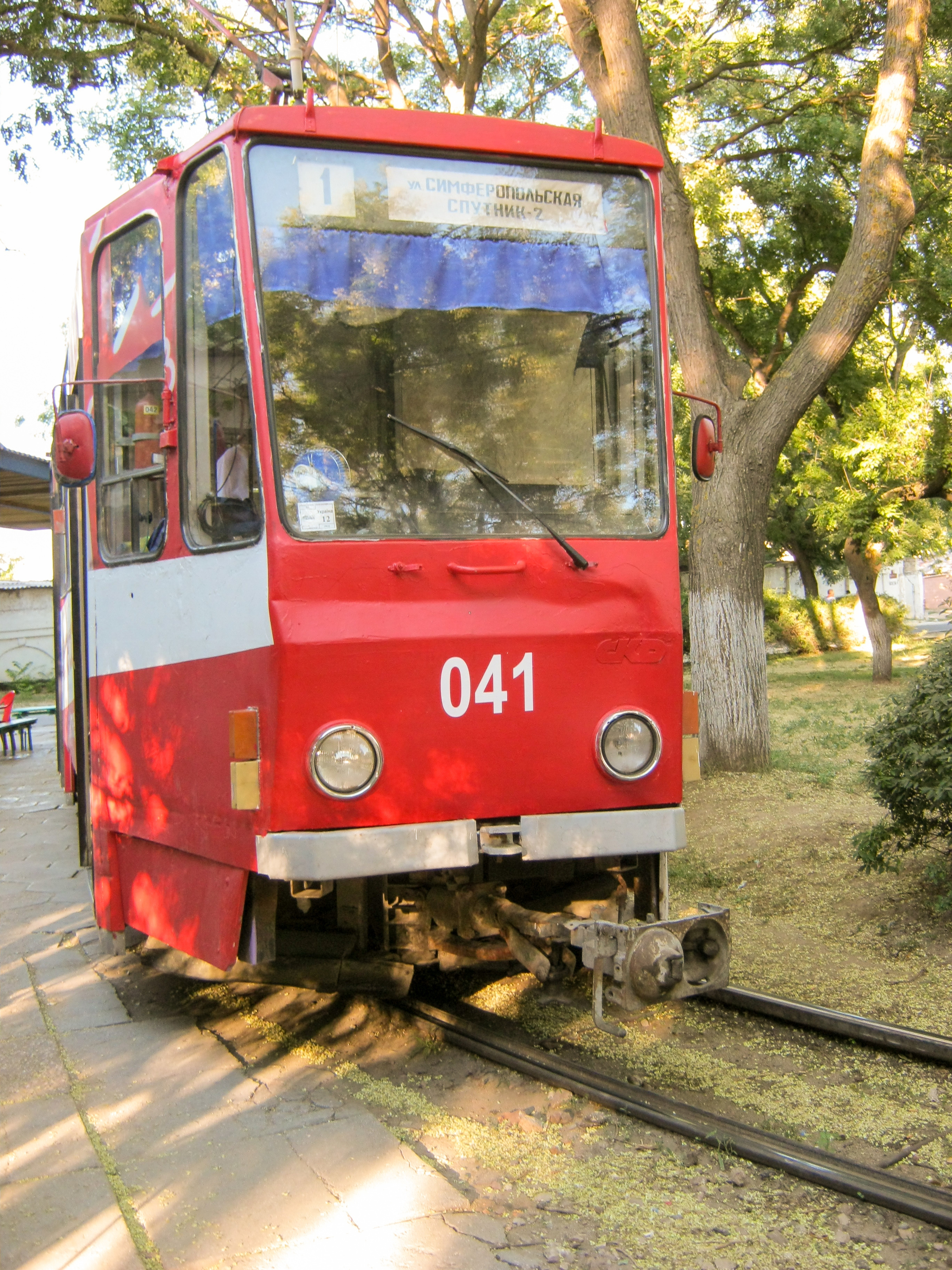 Evpatoria tram, part 1, 2012 - My, Crimea, Evpatoria, Tram, The photo, Longpost