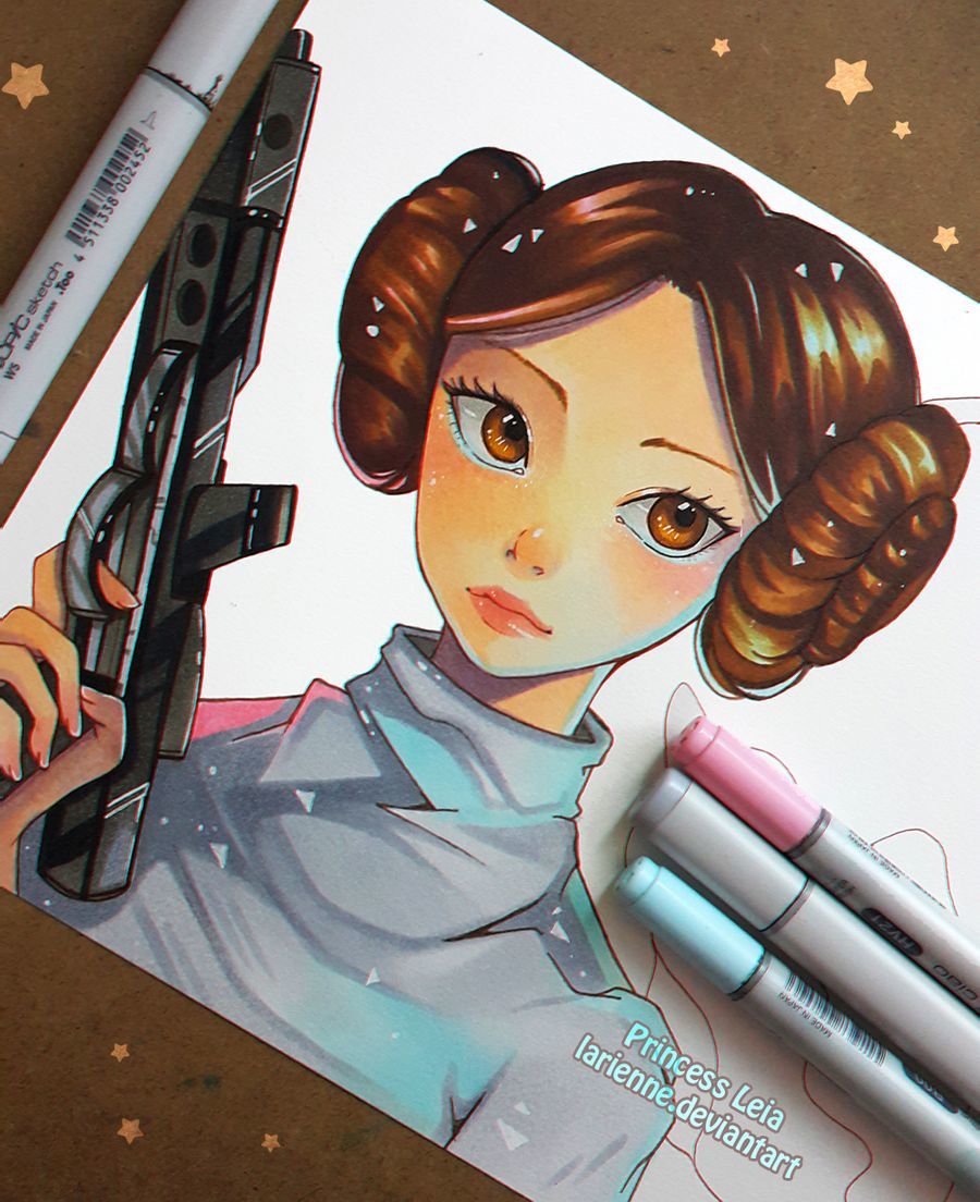 Leia Organa - Star Wars, Princess Leia, Art, Deviantart