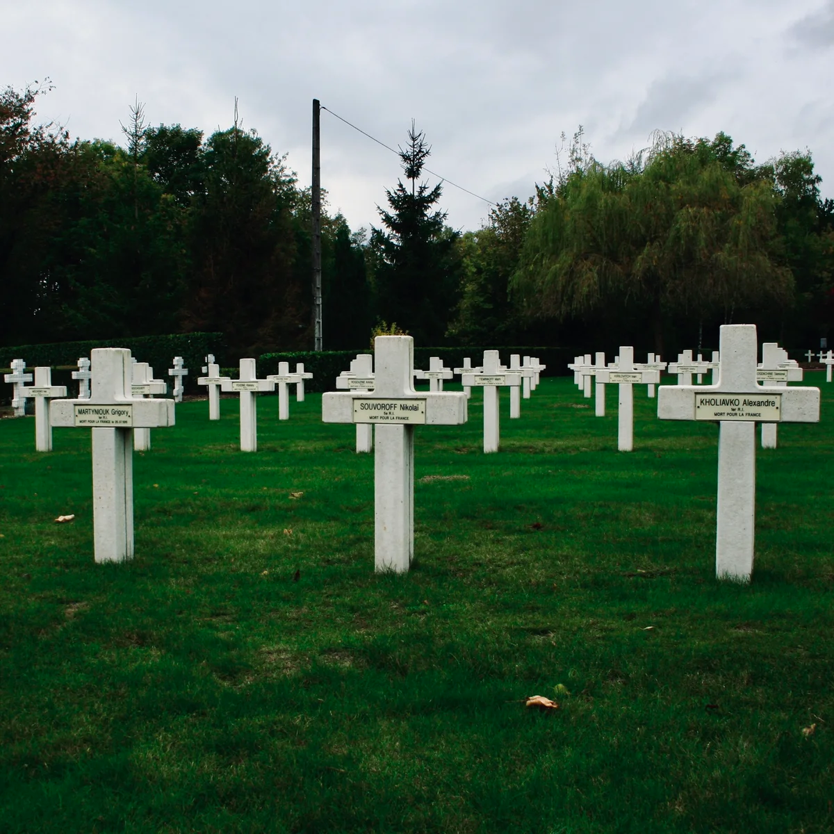 Russian soldiers who died for France - My, Travels, France, Champagne, The soldiers, World War I, Longpost