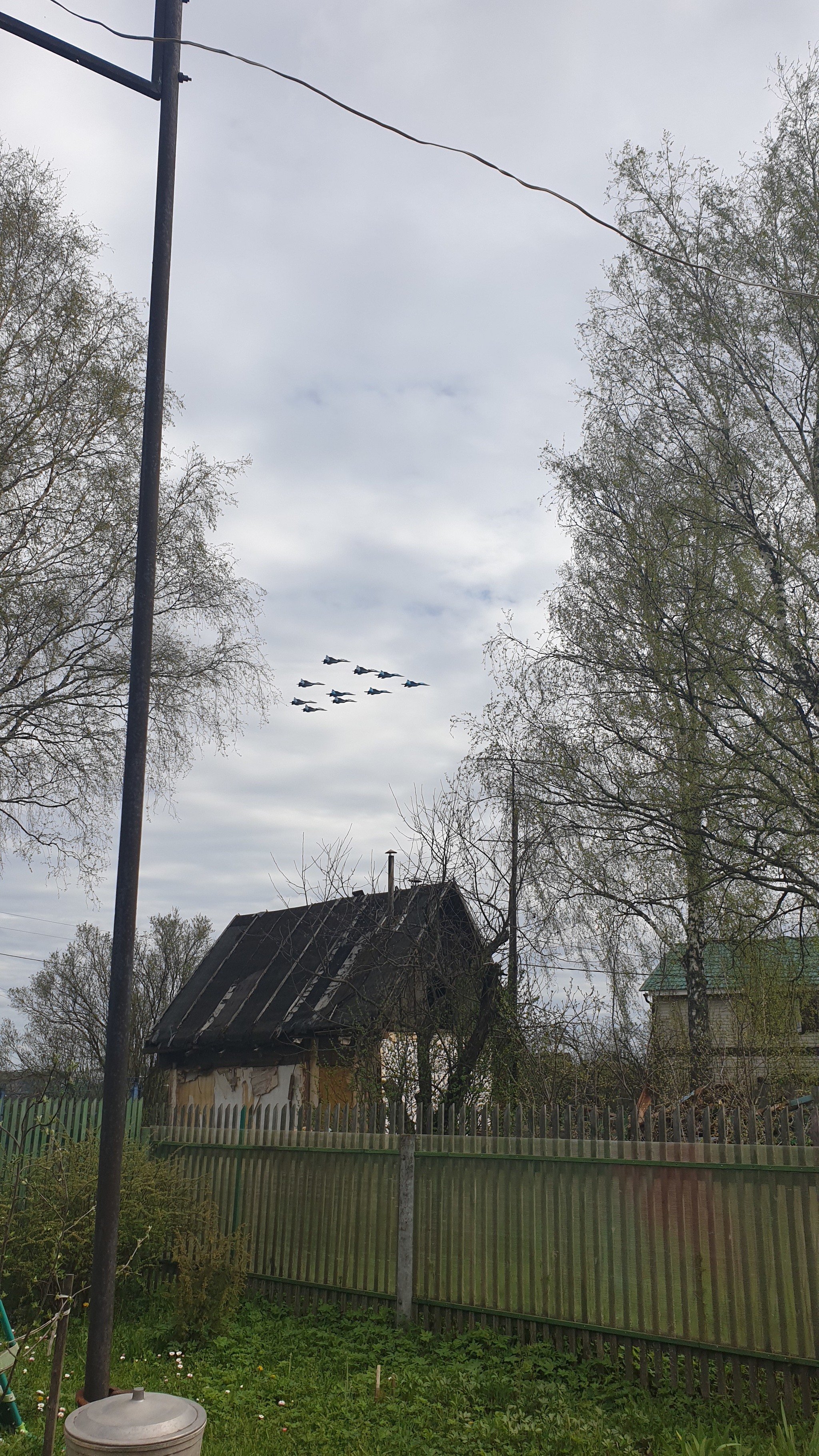 If you can’t go to the parade, the parade will come to you))) - My, May 9 - Victory Day, Airplane, Parade, Victory parade, Video, Longpost