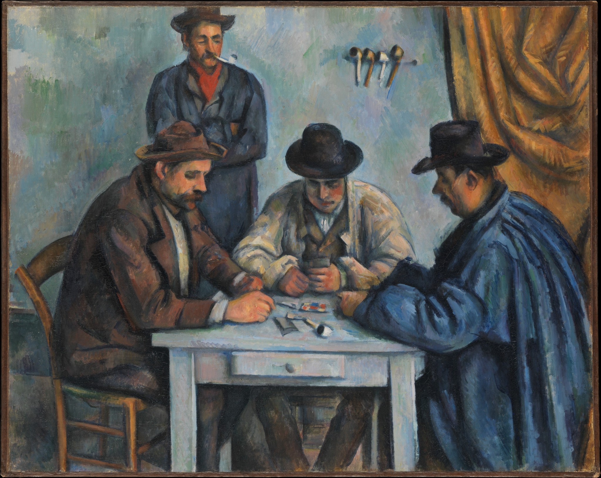 Paul Cezanne. Card players. Insulation. Lots of pictures - My, Paul Cezanne, Painting, Impressionism, Painting, Card game, Longpost