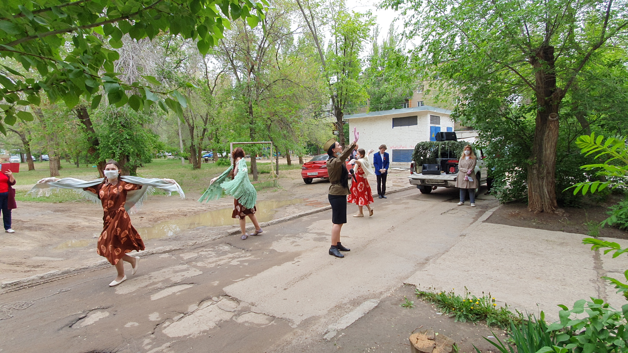 How we congratulated veterans - My, May 9 - Victory Day, Veterans, Victory Day, Longpost