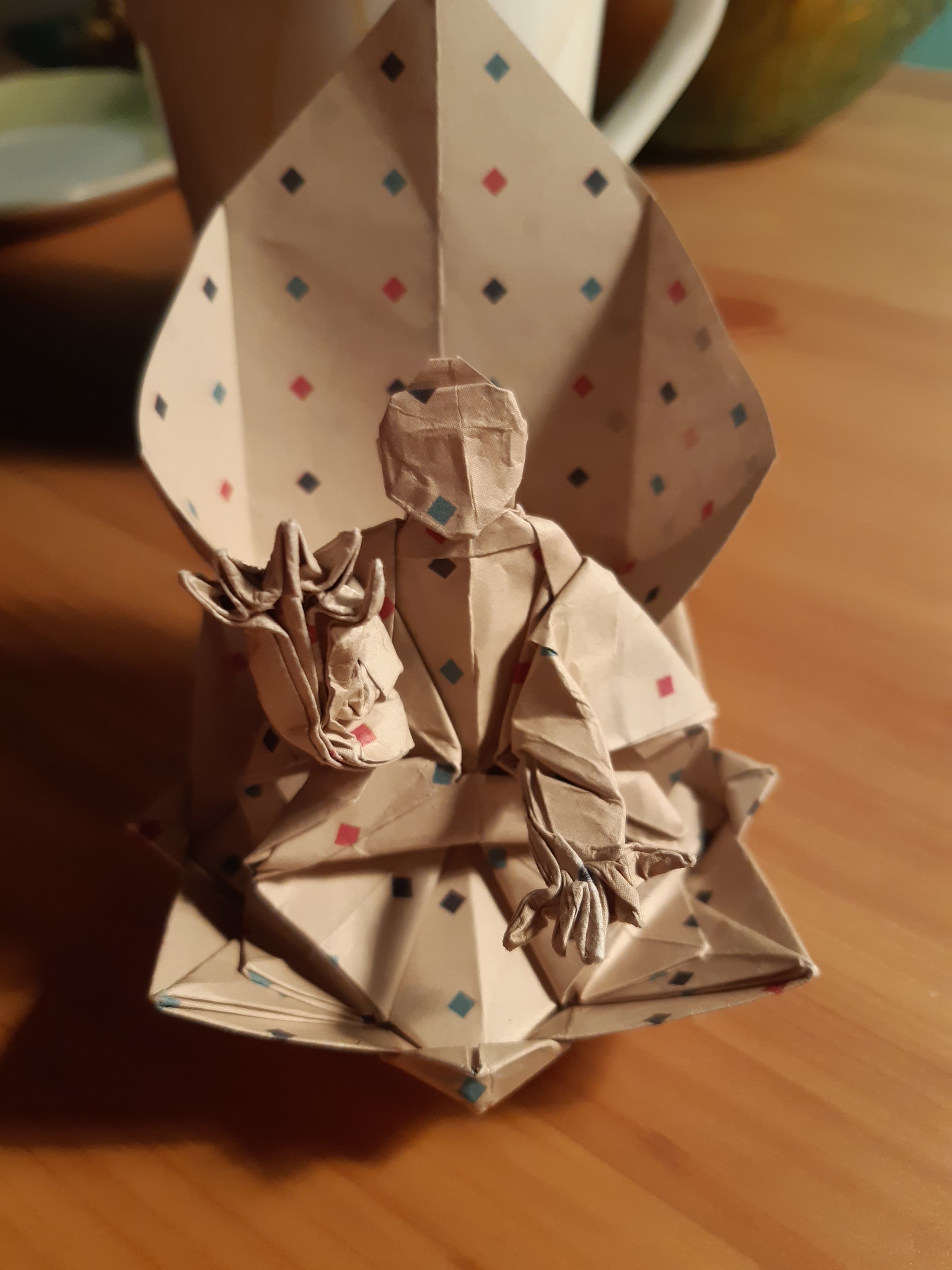 Origami Buddha (Hojyo Takashi) - Origami, Buddha, Video, Longpost